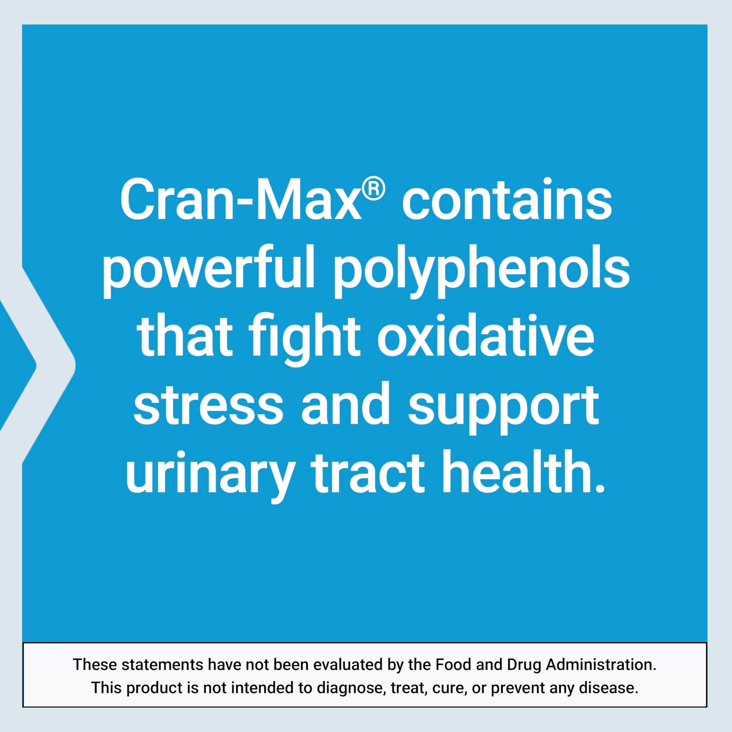 Life Extension Cran-Max®, 500 mg, cranberry whole fruit concentrate, promotes urinary tract health with powerful antioxidants, gluten-free, vegetarian, non-GMO, 60 capsules - Image 7