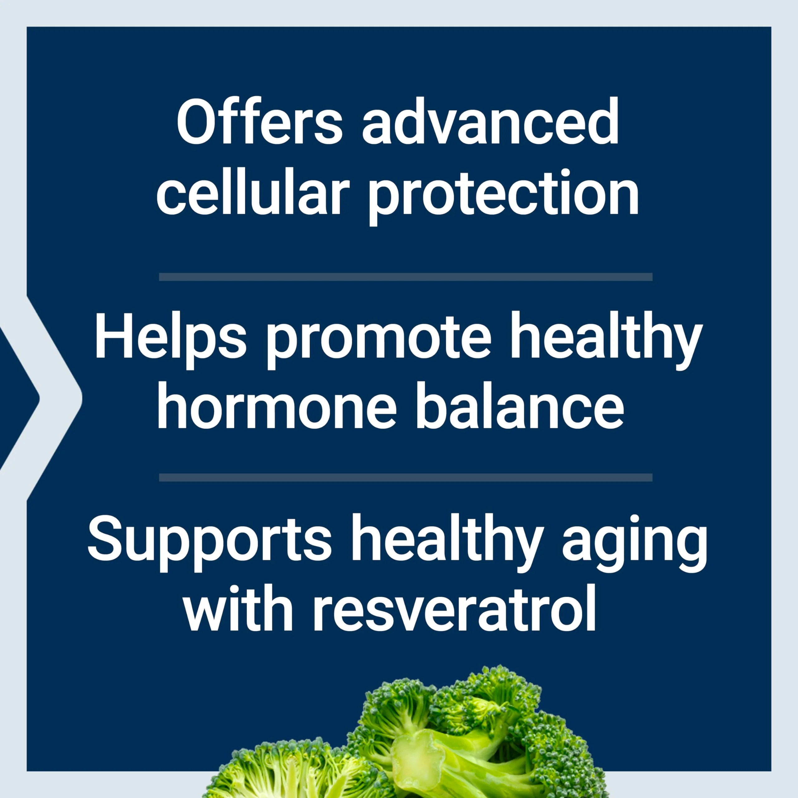 Life Extension Cruciferous Vegetable Extract & Resveratrol, Broccoli, Cabbage, resveratrol, Supports Cellular Protection, Gluten-Free, Non-GMO, Vegetarian, 60 Capsules - Image 8