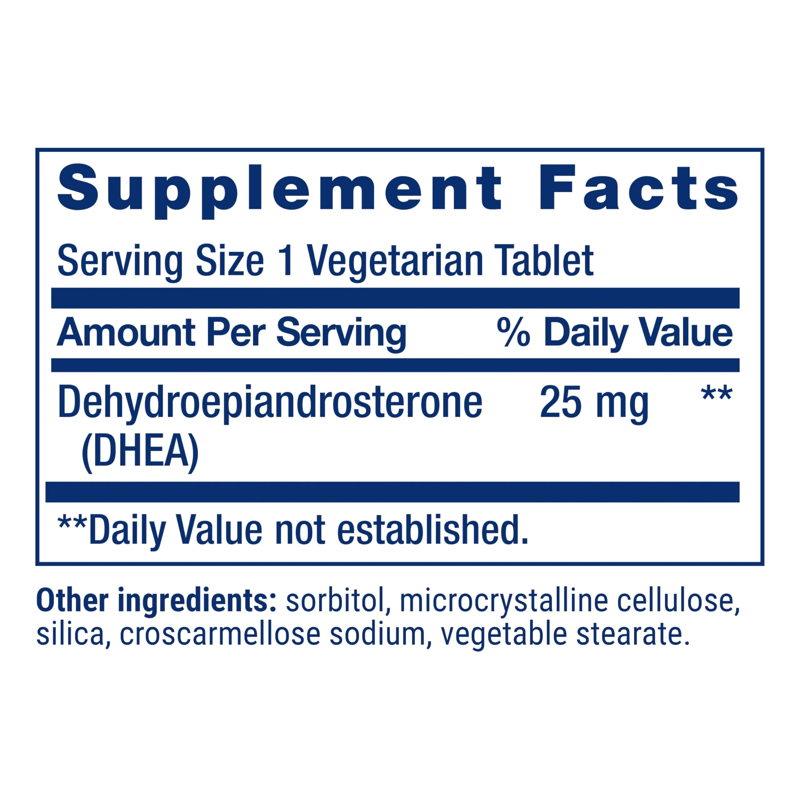 Life Extension DHEA 25 mg – Hormone Balance Supplement, Memory, Muscle Health, Bone Health, Men’s Health, Women’s Health, Gluten-Free, Non-GMO, Vegetarian, 100 Dissolve-in-Mouth Tablets - Image 10