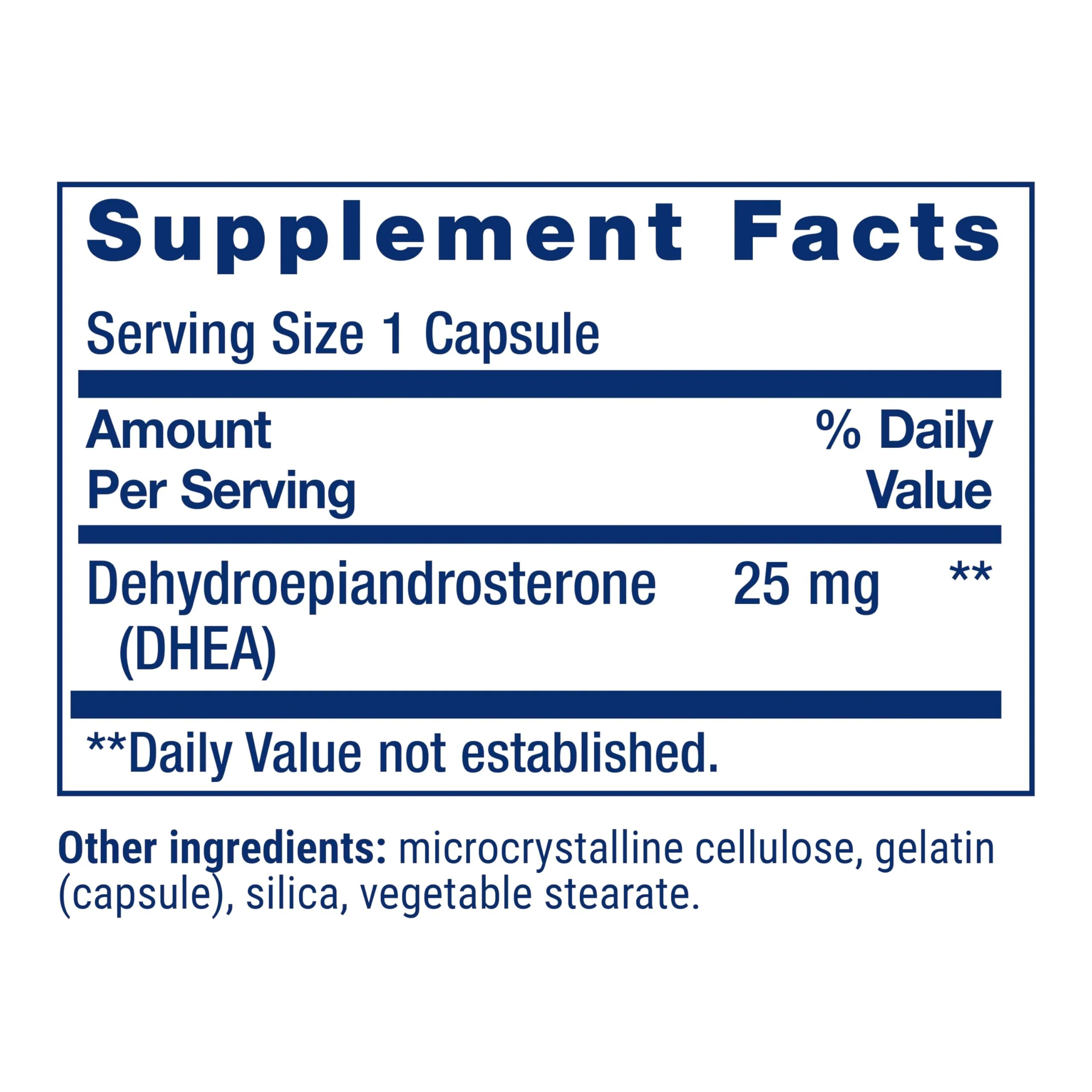 Life Extension DHEA 25 mg – Supplement for Hormone Balance, Immune Support, Sexual Health, Bone & Cardiovascular Health and Anti-Aging and Mood Support – Gluten-Free, Non-GMO – 100 Capsules - Image 8