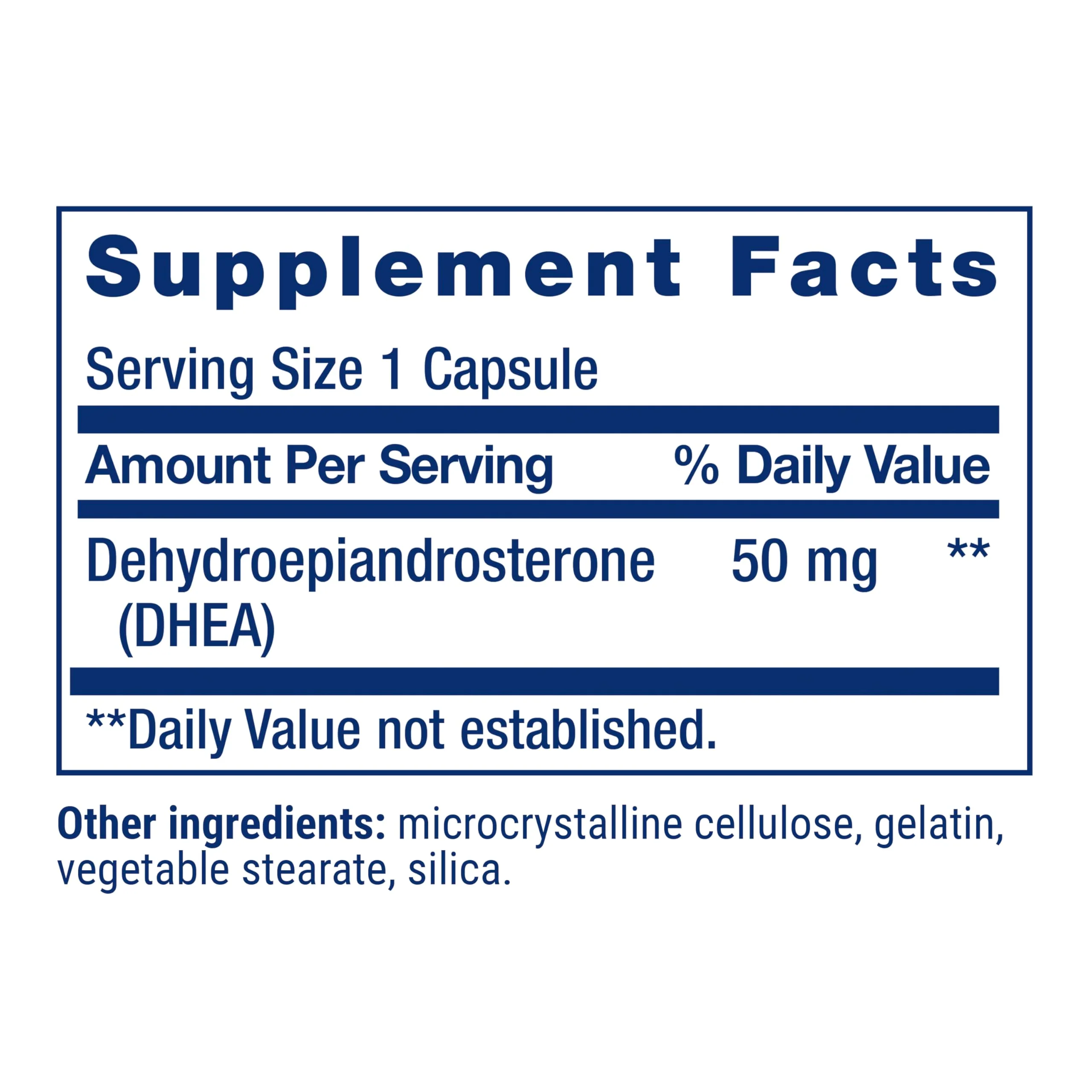 Life Extension DHEA 50 mg – Hormone Balance Supplement, Memory, Muscle Mass and Bone Density Support, Healthy Sex Drive, Gluten-Free, Non-GMO, 60 Capsules - Image 8