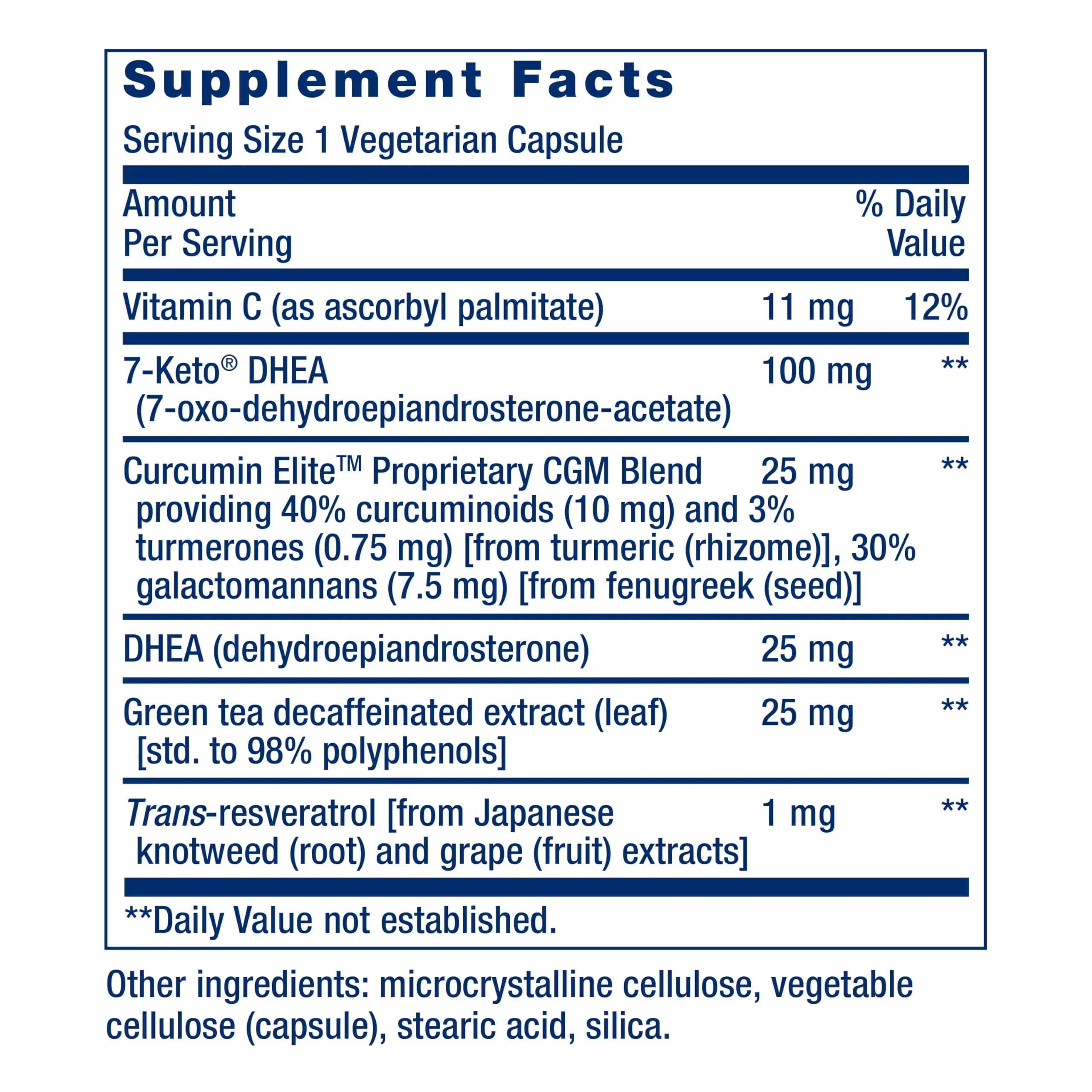 Life Extension DHEA and 7-Keto DHEA Complete Vegetarian Capsules to Maximize Support of a Healthy Body Weight & Mood, Lean Muscle Mass, Libido & More, Non-GMO, Gluten-Free, 60 Count - Image 11