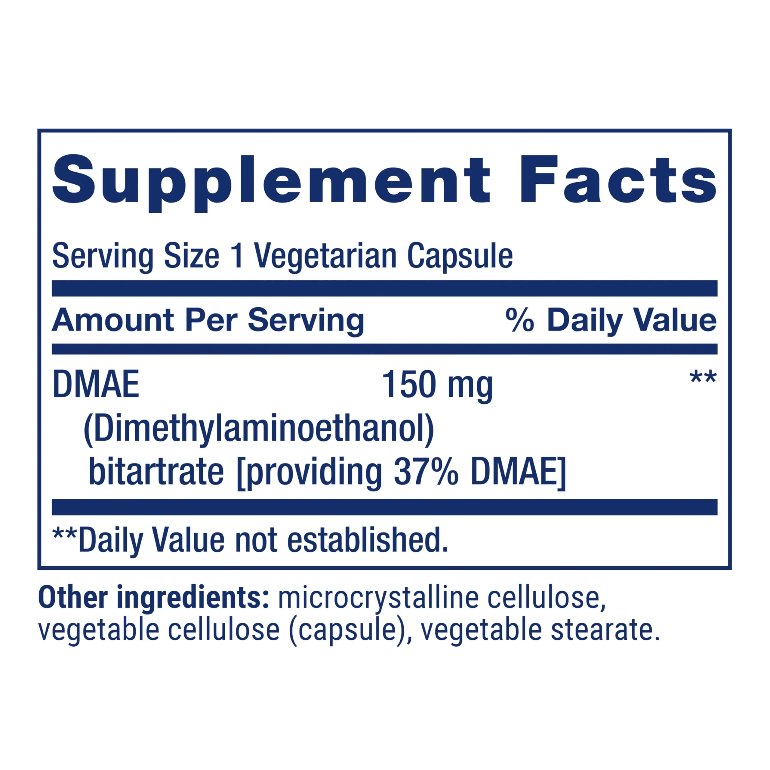 Life Extension DMAE Bitartrate, Supports neurotransmitter Production, 6-Month Supply, Gluten-Free, Non-GMO, Vegetarian, 200 Capsules - Image 9