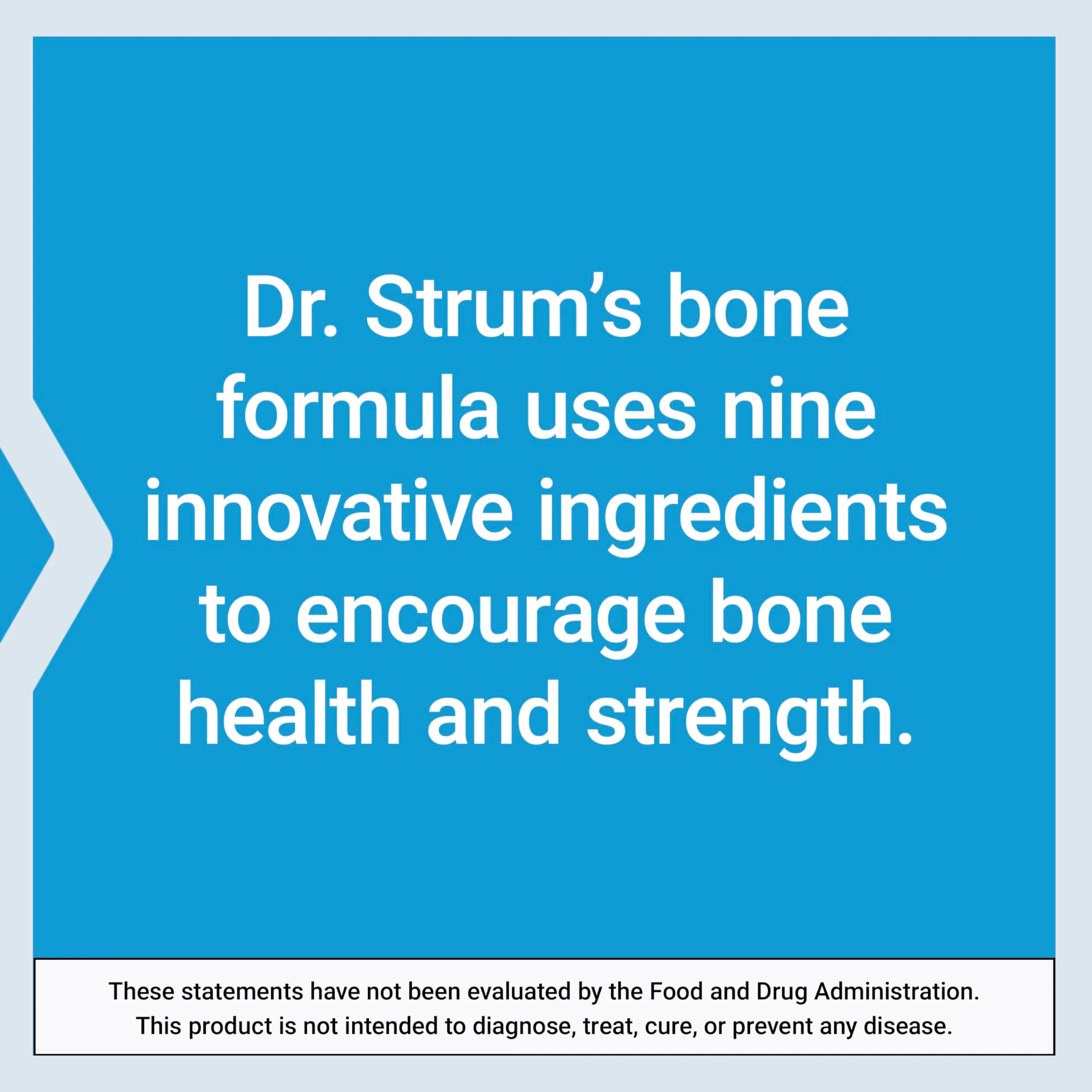 Life Extension Dr. Strum's Intensive Bone Formula, Cissus quadrangularis, Calcium, Vitamin D3, K2, Magnesium, zinc, Potassium, Boron, Bone Health Support Formula, Gluten Free, Non-GMO, 300 Capsules - Image 5