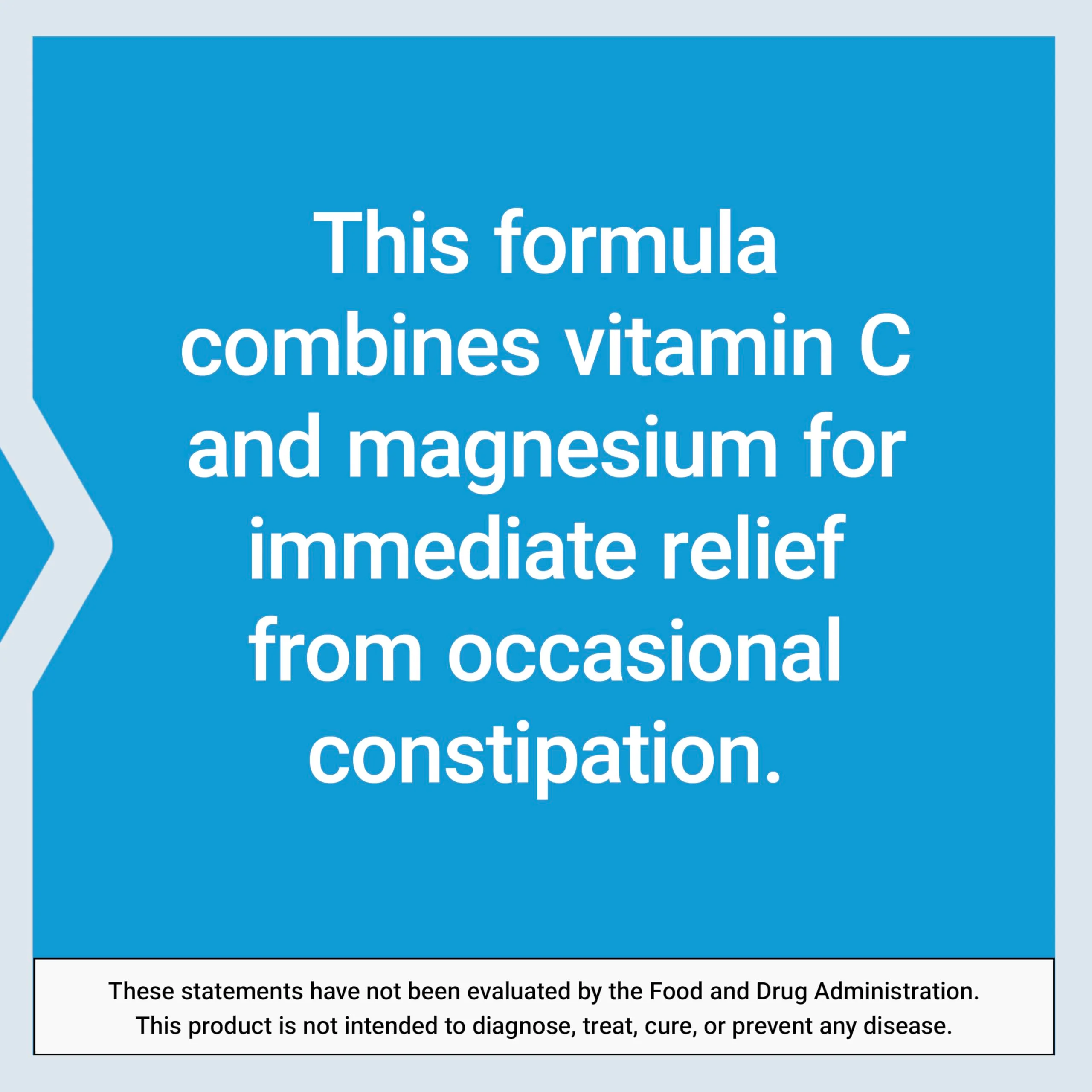 Life Extension Effervescent Vitamin C Magnesium Crystals, immediate Relief from Occasional Constipation, Gluten-Free, Non-GMO, Vegetarian, Net Wt. 180 Grams - Image 5