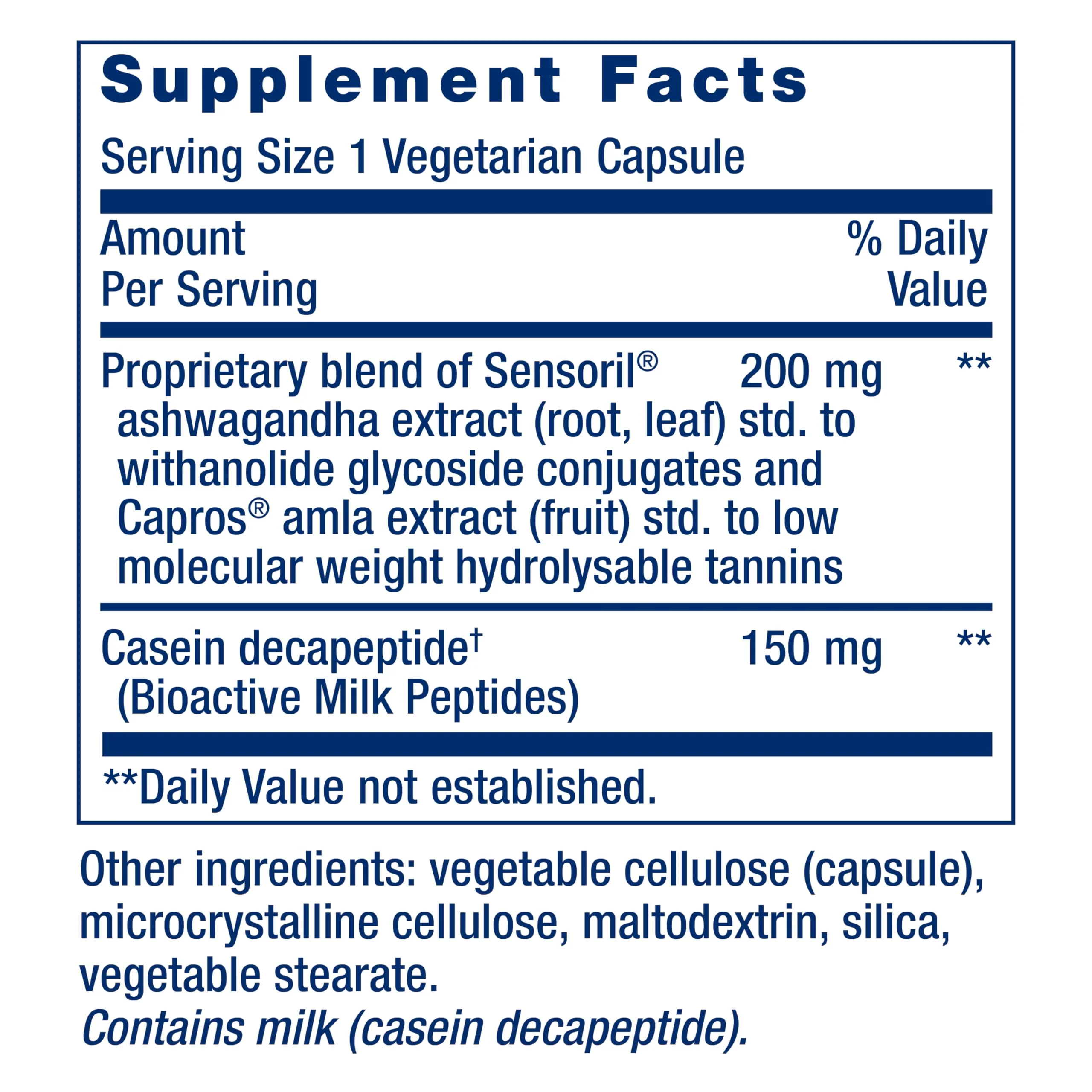 Life Extension Enhanced Sleep Without Melatonin, ashwagandha, amla, Casein Milk peptides, melatonin-Free Supplement for Sleep & Stress Support, Gluten-Free, Non-GMO, Vegetarian, 30 Capsules - Image 8