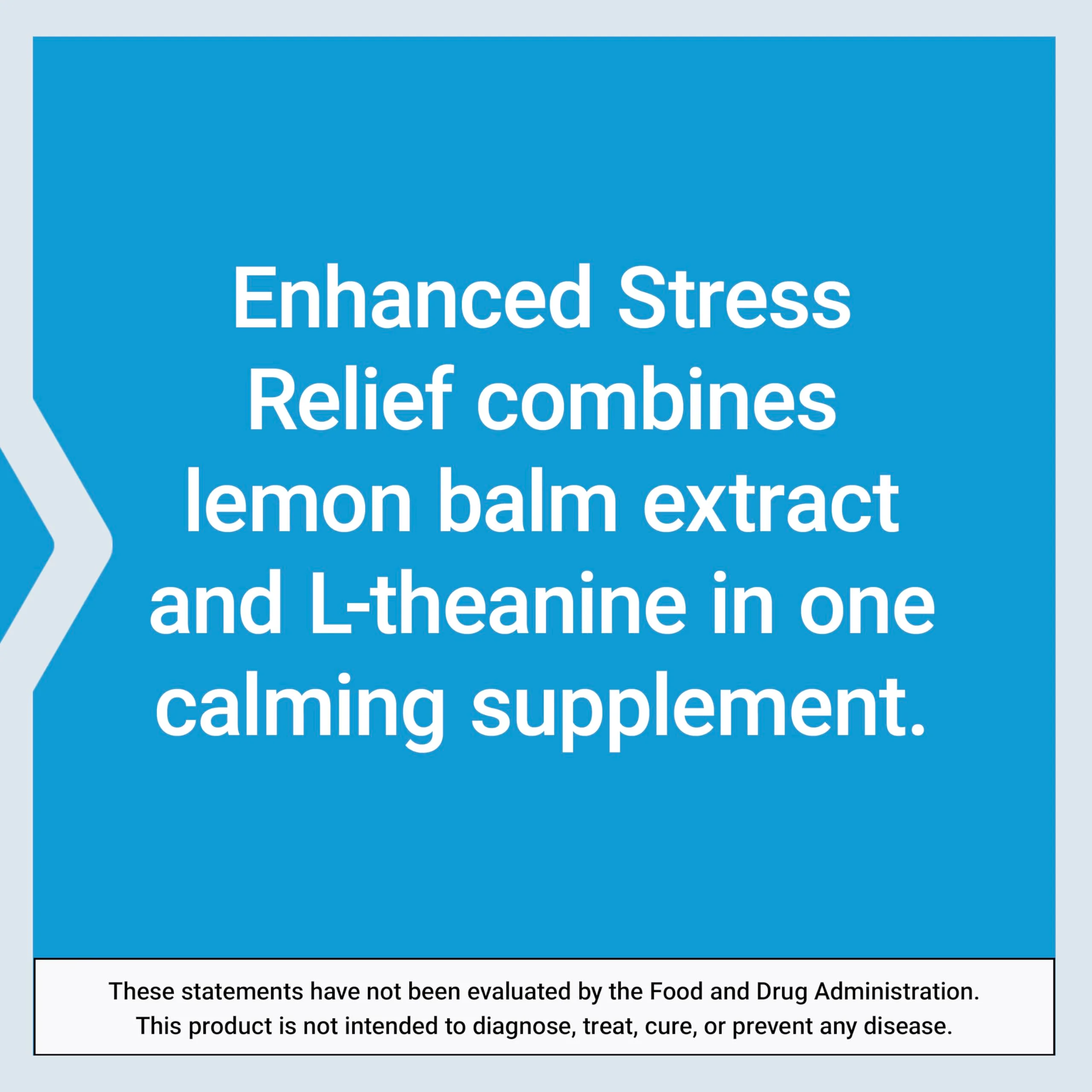 Life Extension Enhanced Stress Relief, Lemon Balm Extract, L-theanine, decompress with This Supplement for Stress, Gluten-Free, Non-GMO, Vegetarian, 30 Capsules - Image 5