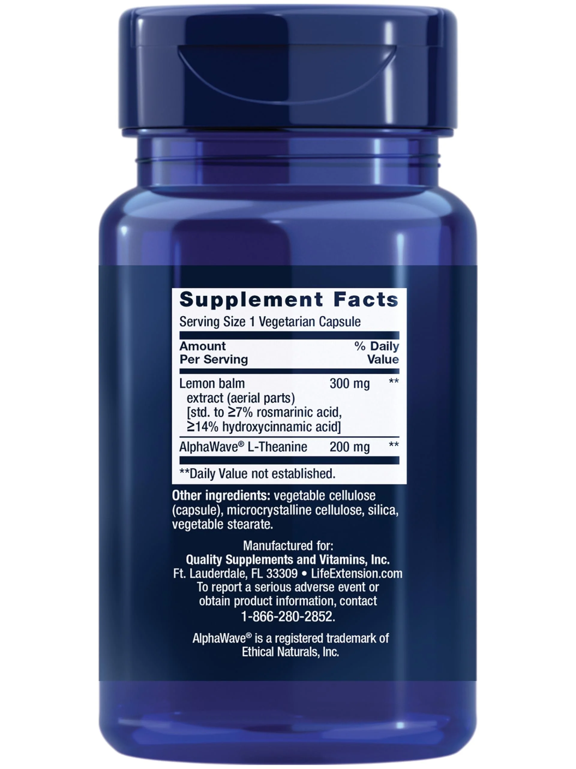 Life Extension Enhanced Stress Relief, Lemon Balm Extract, L-theanine, decompress with This Supplement for Stress, Gluten-Free, Non-GMO, Vegetarian, 30 Capsules - Image 9