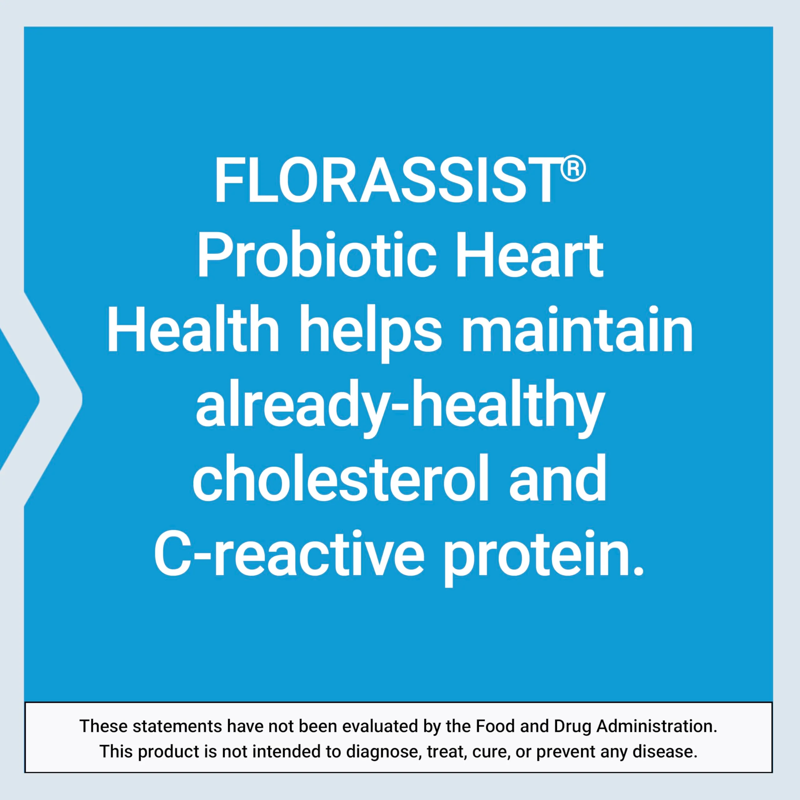 Life Extension FLORASSIST® Probiotic Heart Health, Lactobacillus reuteri 30242, Promotes Heart Health and Already Healthy Cholesterol Levels, Gluten-Free, Non-GMO, Vegetarian, 60 Capsules - Image 5