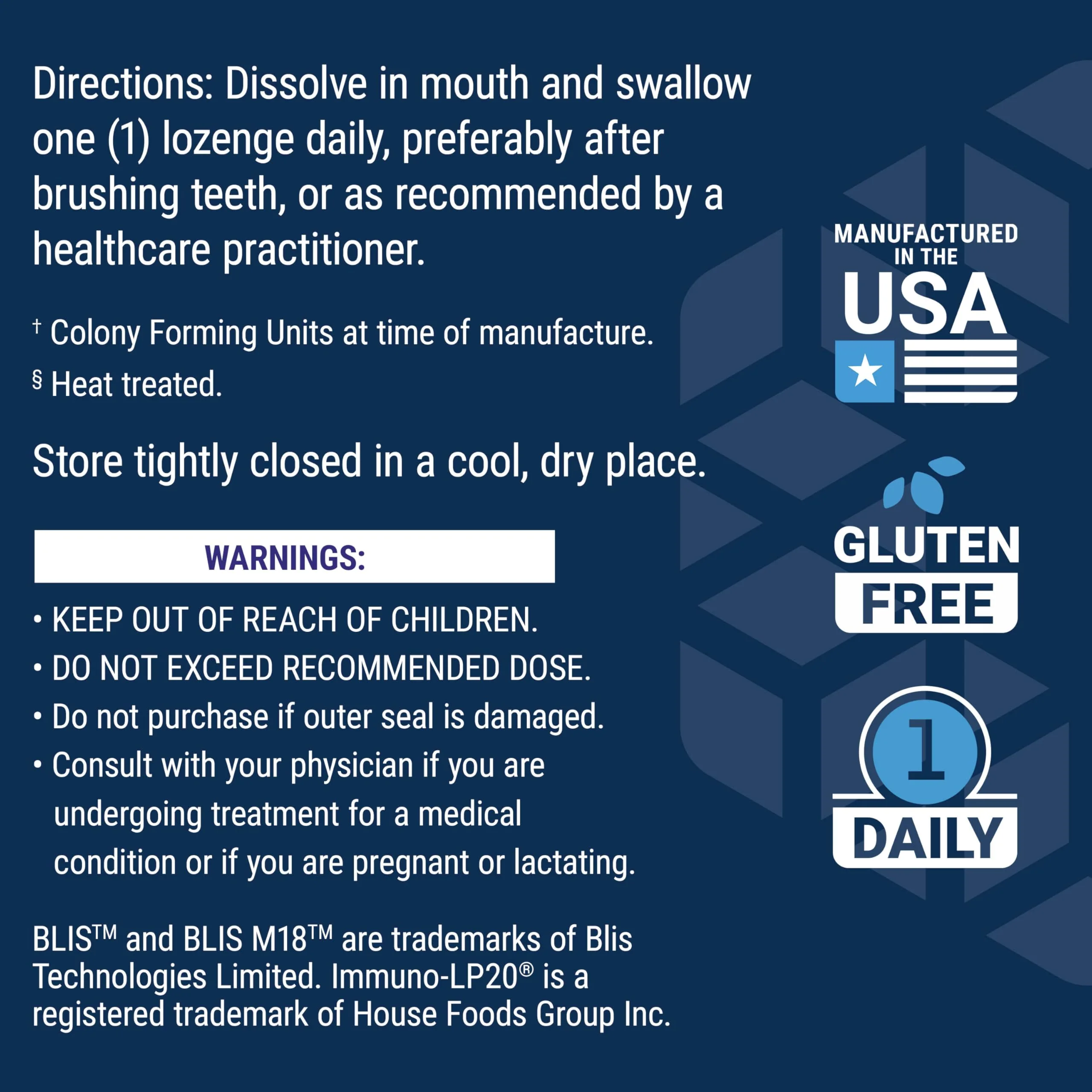 Life Extension FLORASSIST® Probiotic Oral Hygiene, Oral probiotic for Teeth and Gums, pH Levels, Dental Hygiene, Immune Support, BLIS M18™, Once Daily, Gluten Free, Vegetarian, 30 lozenges - Image 4