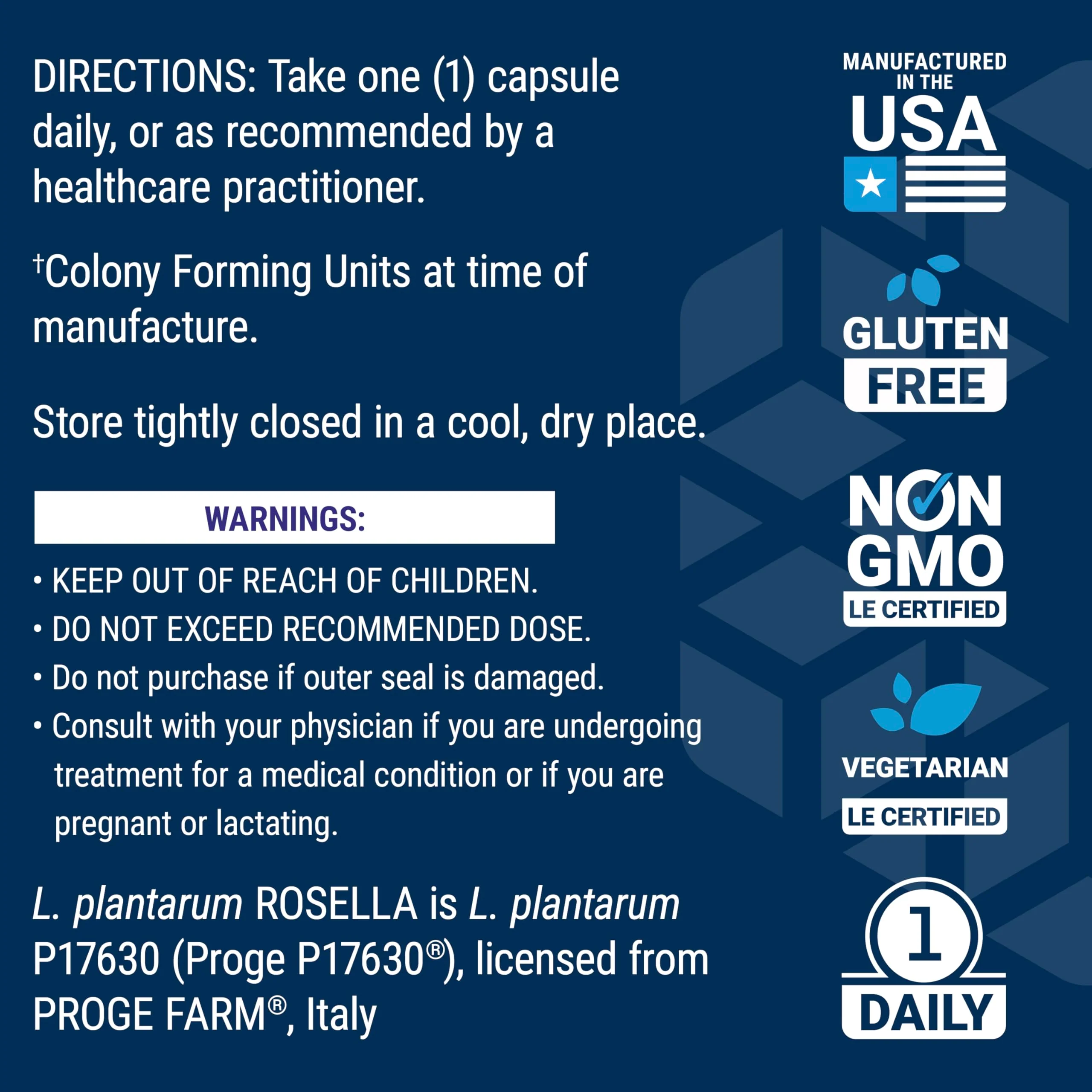 Life Extension FLORASSIST® Probiotic Women's Health, Vaginal Health, Digestive Health, Immune Health, Gluten-Free, Non-GMO, Vegetarian, Once-Daily Formula, 30 Capsules - Image 5