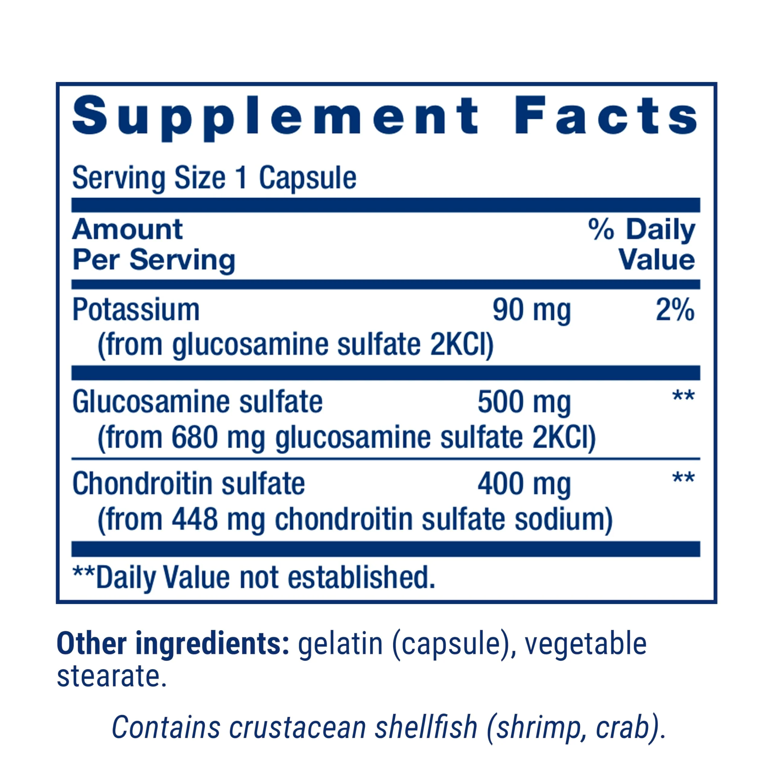 Life Extension Glucosamine/Chondroitin Capsules for Healthy Joints and Cartilage, Non-GMO, Gluten-Free, 90 Capsules - Image 8