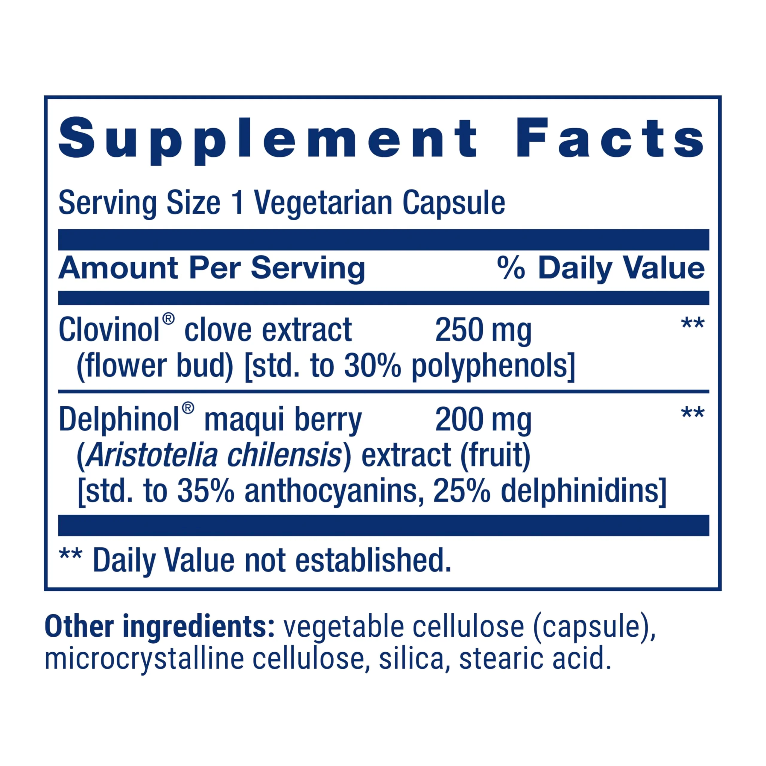 Life Extension Glycemic Guard™, Clove Extract, Maqui Berry (Aristotelia chilensis), Helps Maintain Already Healthy glycemic Balance, Vegetarian, Gluten-Free, 1-Daily, Non-GMO, 30 Capsules - Image 8