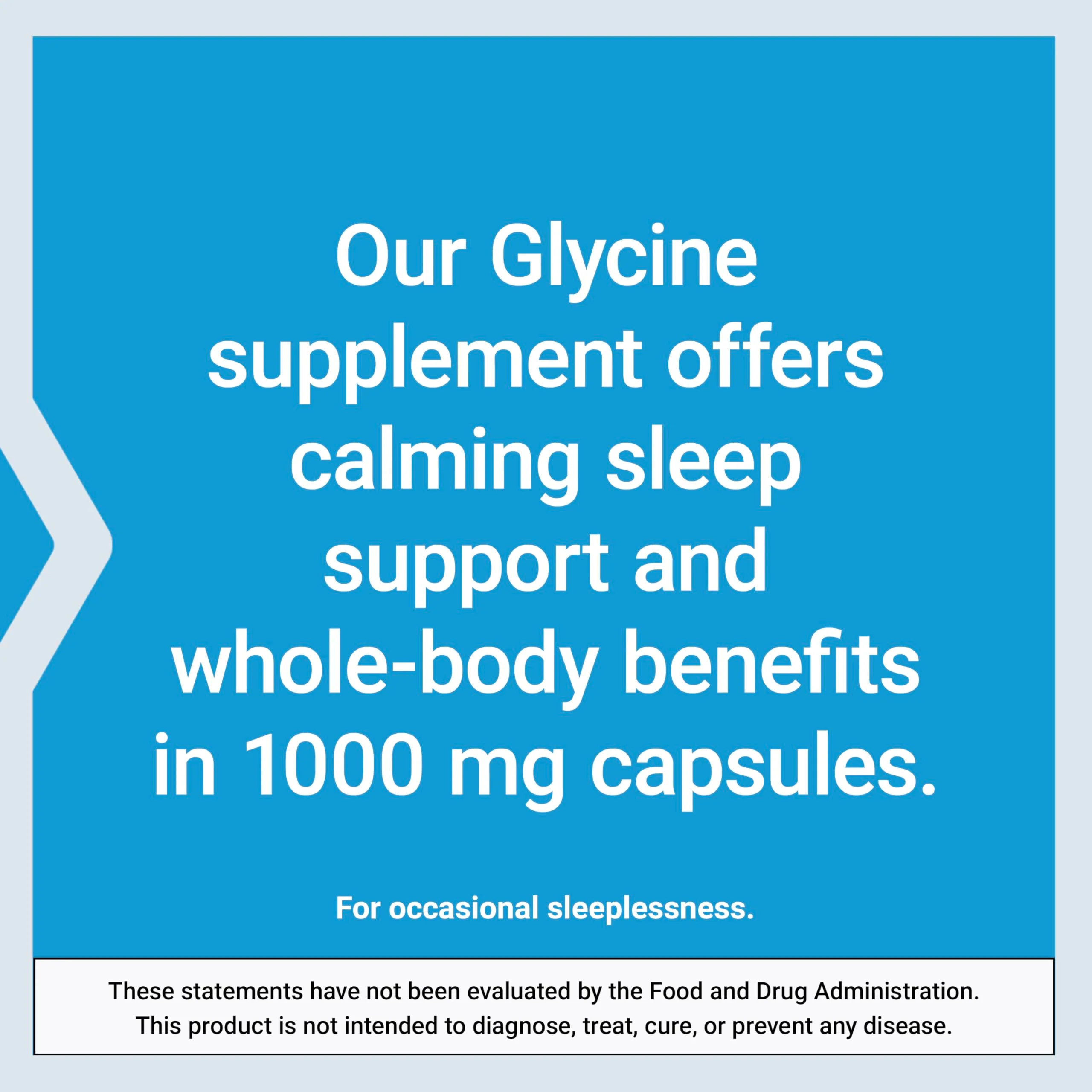 Life Extension Glycine, 1000 mg, Amino Acid That Promotes Healthy Sleep, Gluten-Free, Non-GMO, Vegetarian, 100 Capsules - Image 5