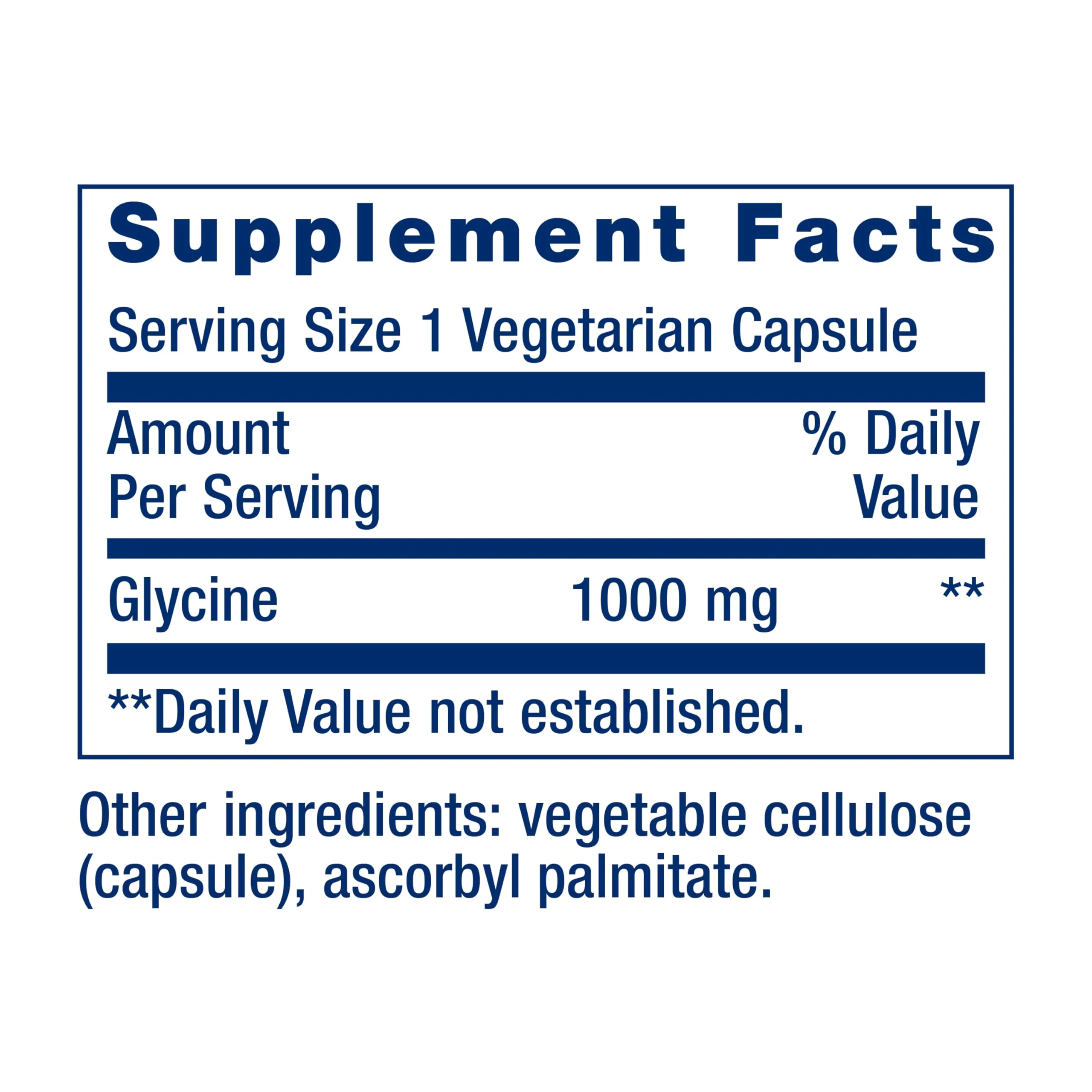 Life Extension Glycine, 1000 mg, Amino Acid That Promotes Healthy Sleep, Gluten-Free, Non-GMO, Vegetarian, 100 Capsules - Image 8