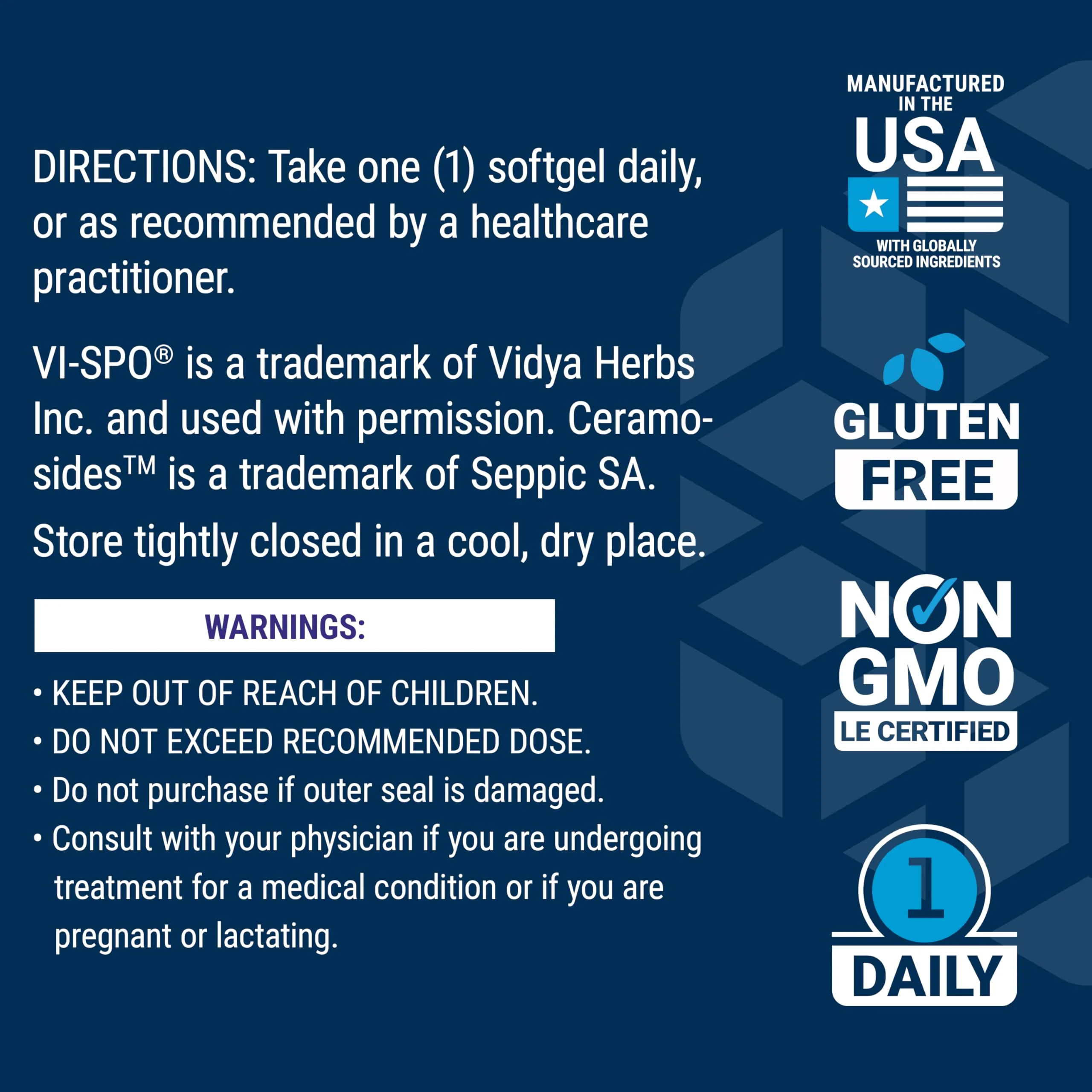Life Extension Hair Growth for Women, hair growth supplement, fullness and density, Ceramosides™, VI-SPO®, non-GMO, 1-daily, gluten-free, 30 softgels - Image 5