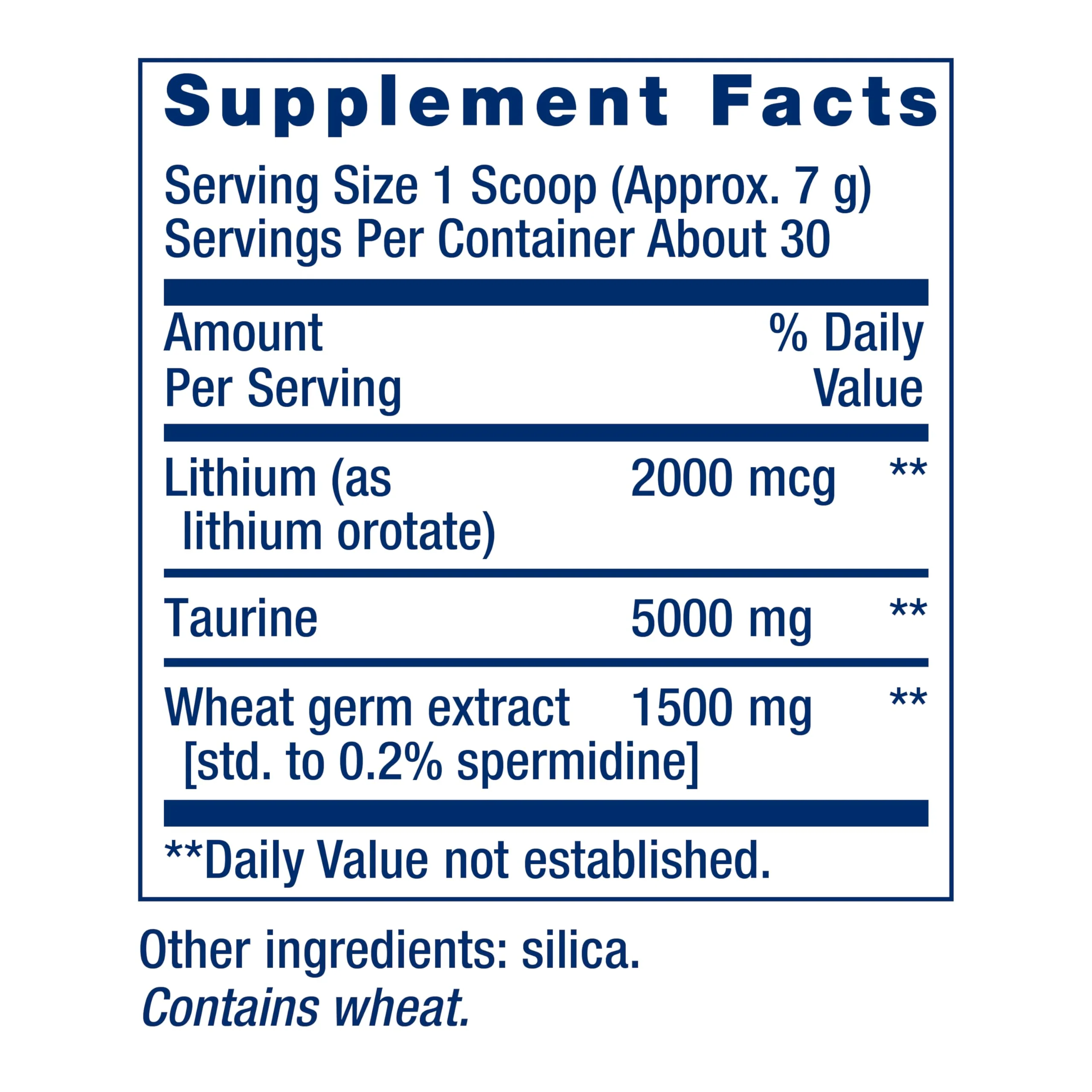 Life Extension Healthy Aging Powder, Healthy Aging Supplement, Heart Health, Brain Health, Exercise Performance, Taurine, Lithium, spermidine, Powder Blend, Non-GMO, Vegetarian, 30 Servings - Image 9