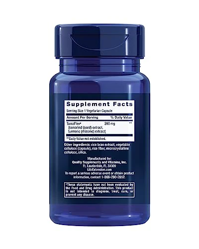 Life Extension Joint Mobility, relieves Minor Knee discomfort & Improves Range of Motion, Turmeric & Tamarind, Gluten-Free, Non-GMO, Vegetarian, 60 Capsules - Image 10