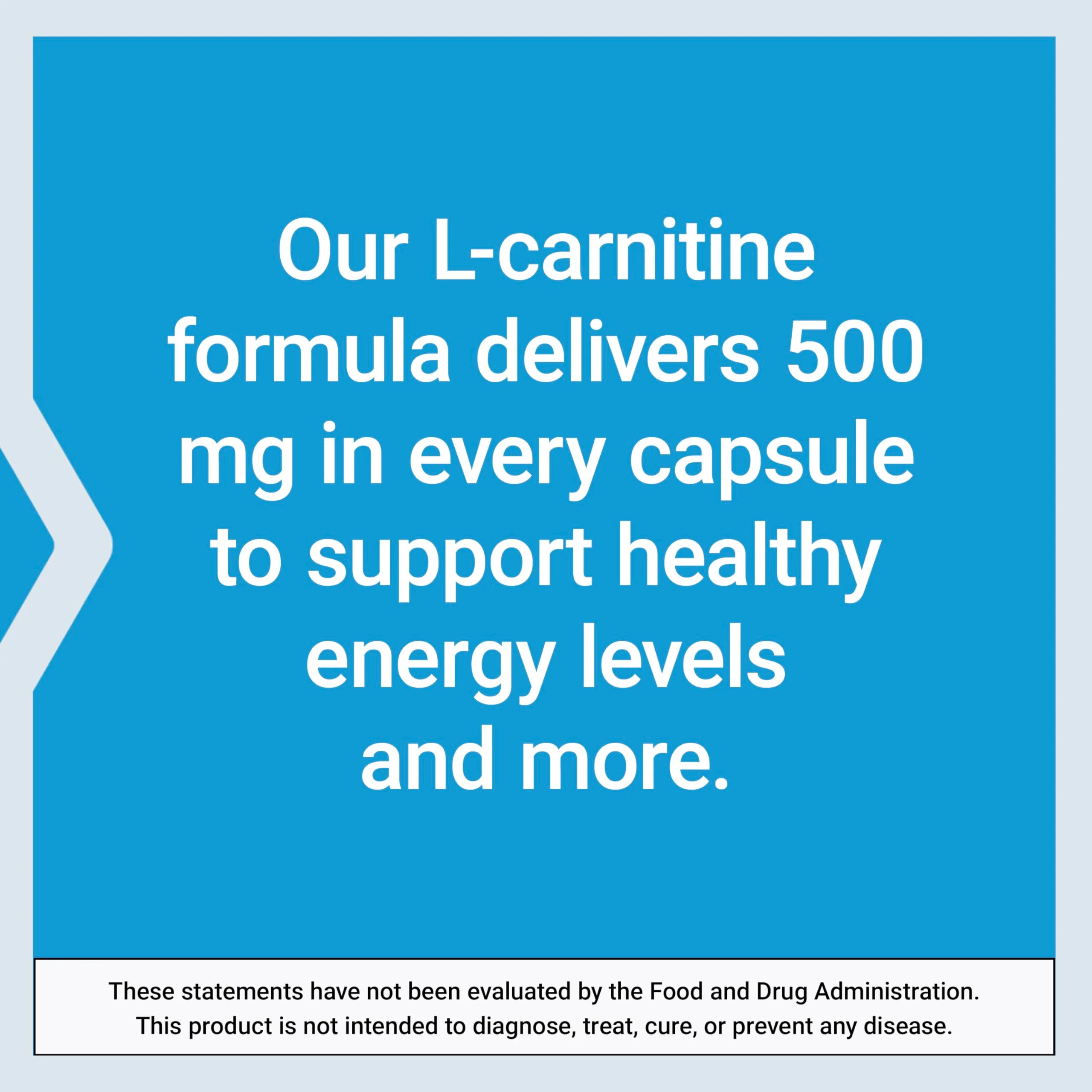 Life Extension L-Carnitine – 500 mg, Energy Supplement, Memory Supplement – Free Form Amino Acid, Nitric Oxide Support, Healthy Blood Pressure – Gluten-Free, Non-GMO, Vegetarian – 30 Capsules - Image 4