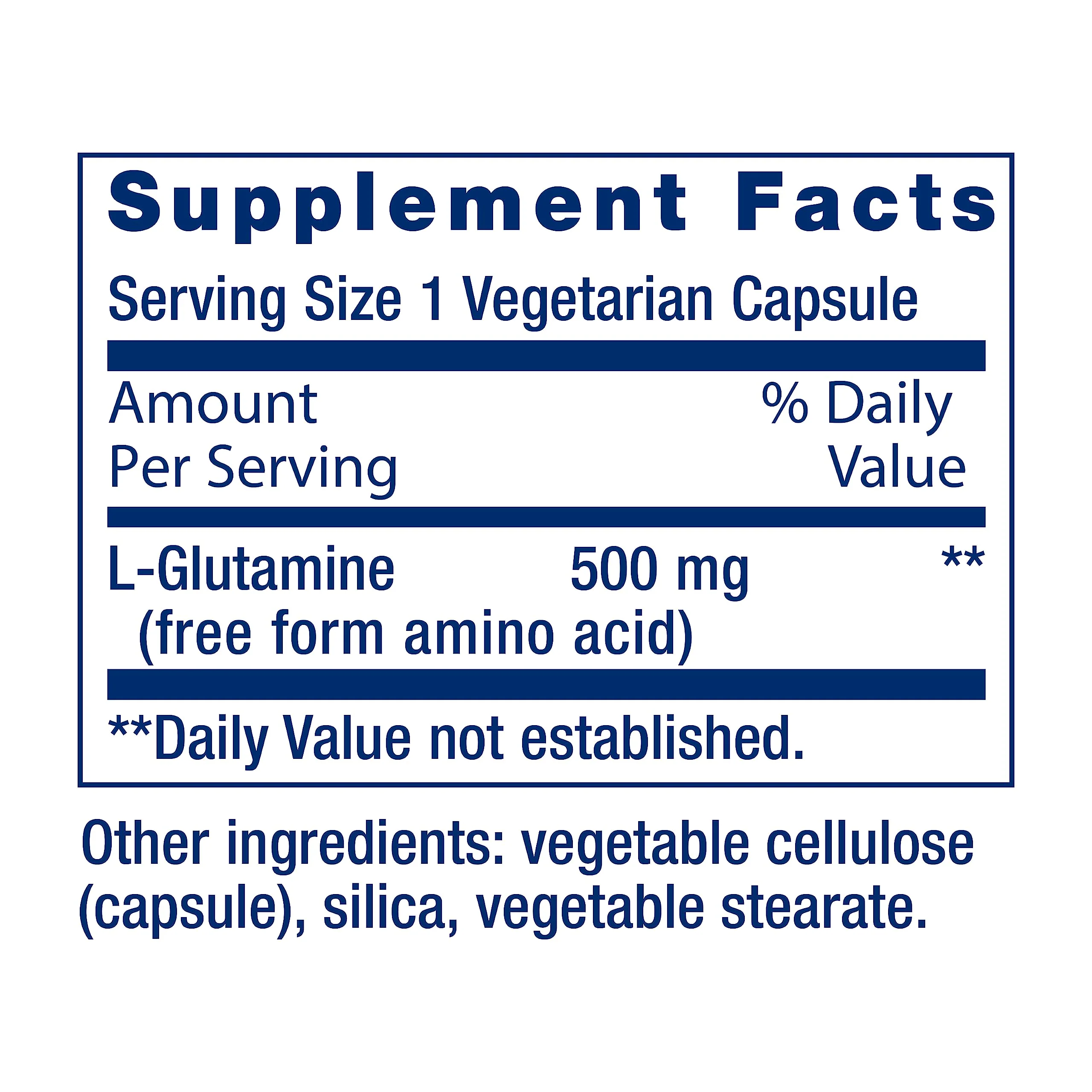 Life Extension L-Glutamine, 500 mg L-glutamine, Amino Acid, Supports Muscle Health and Immune Health, Gluten-Free, Non-GMO, 100 Vegetarian Capsules - Image 8