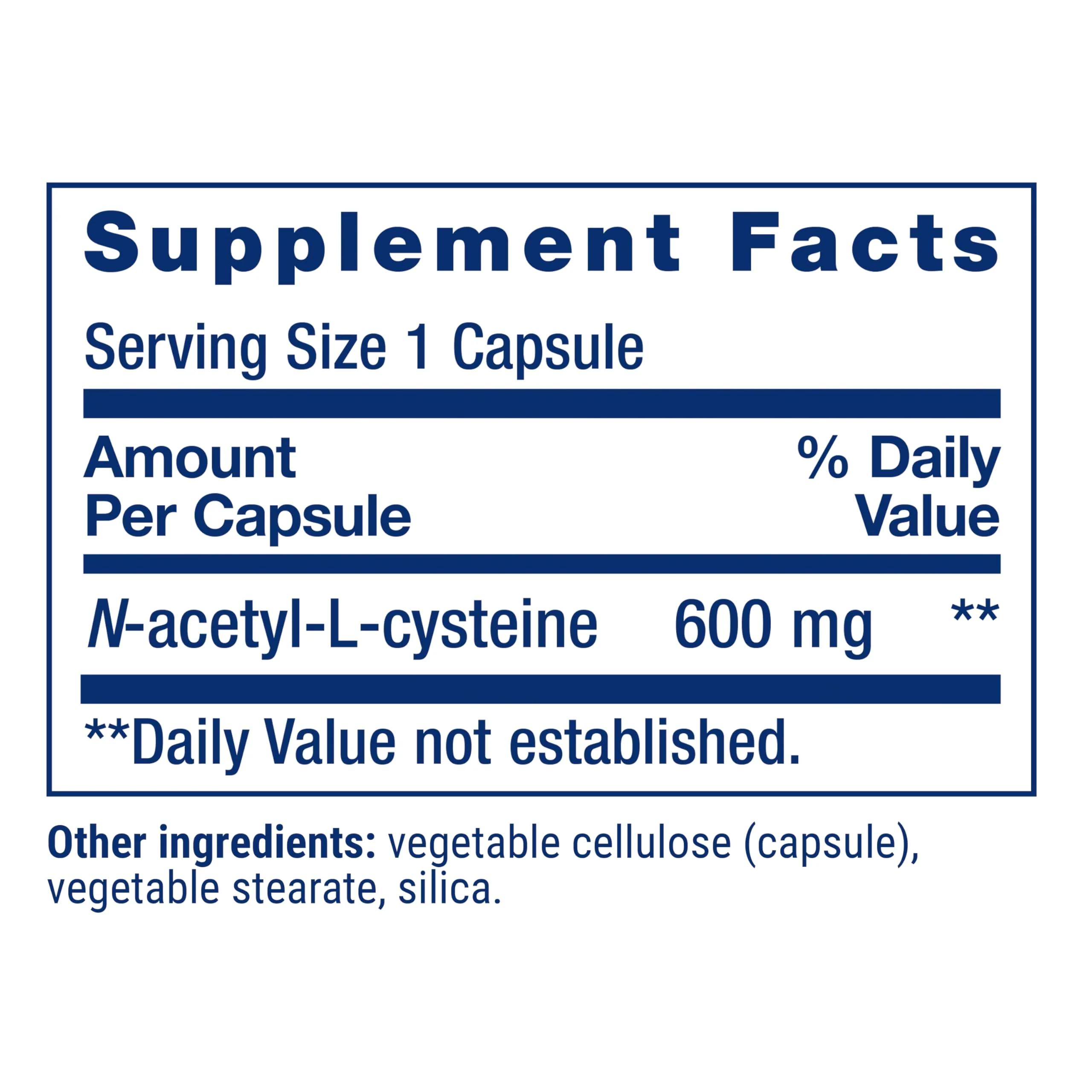 Life Extension N-Acetyl-L-Cysteine (NAC), Immune, Respiratory, Liver Health, NAC 600 mg, Potent antioxidant Support, Free-radicals, Easy to Absorb, 60 Capsules - Image 8