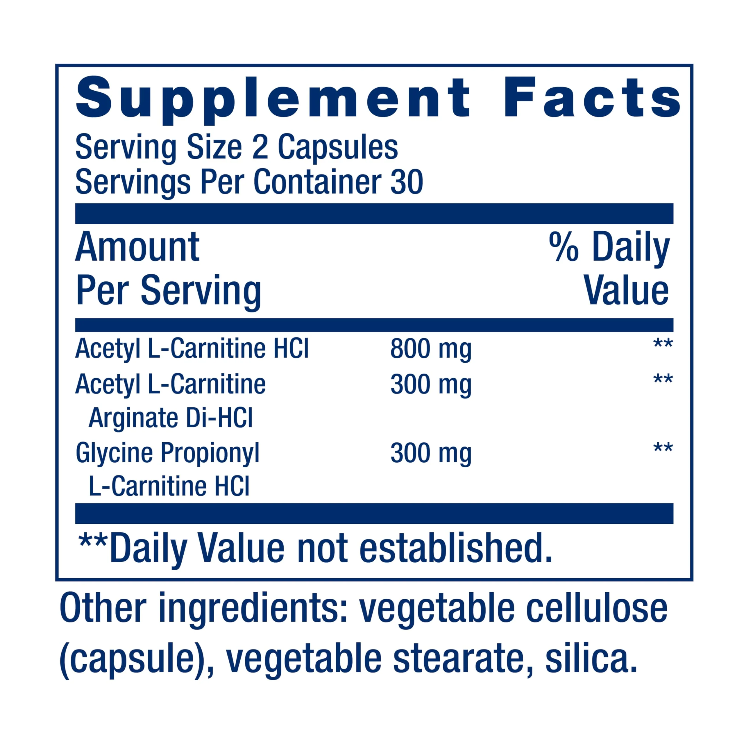 Life Extension Optimized Carnitine, Three Forms of L-carnitine, Promotes Heart & Brain Health, Gluten Free, Non-GMO, Vegetarian, 60 Capsules - Image 8