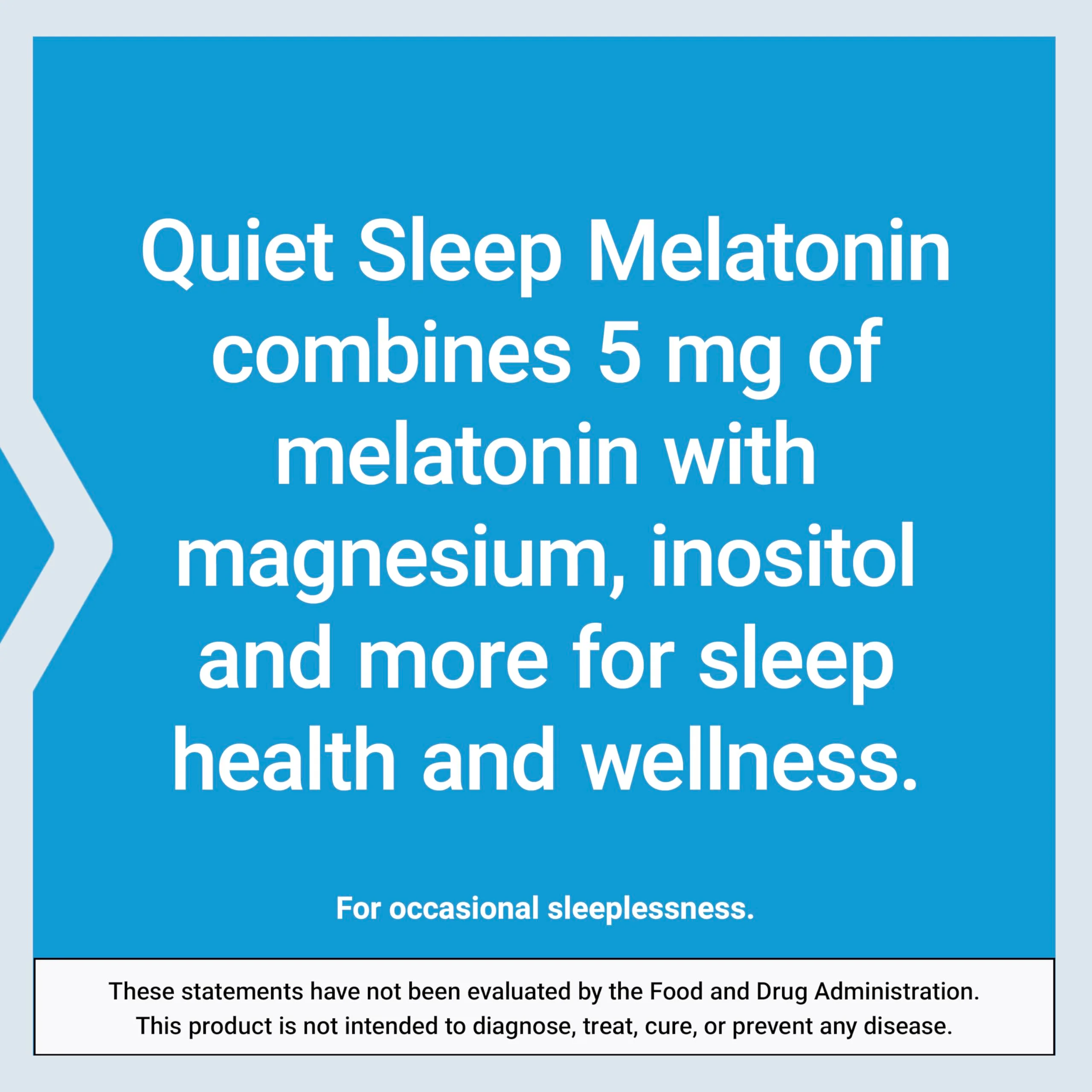 Life Extension Quiet Sleep Melatonin, 5 mg, Powerful Sleep Support, Healthy circadian Rhythms, Cellular Defense, Gluten-Free, Non-GMO, Vegetarian, 60 Capsules - Image 5