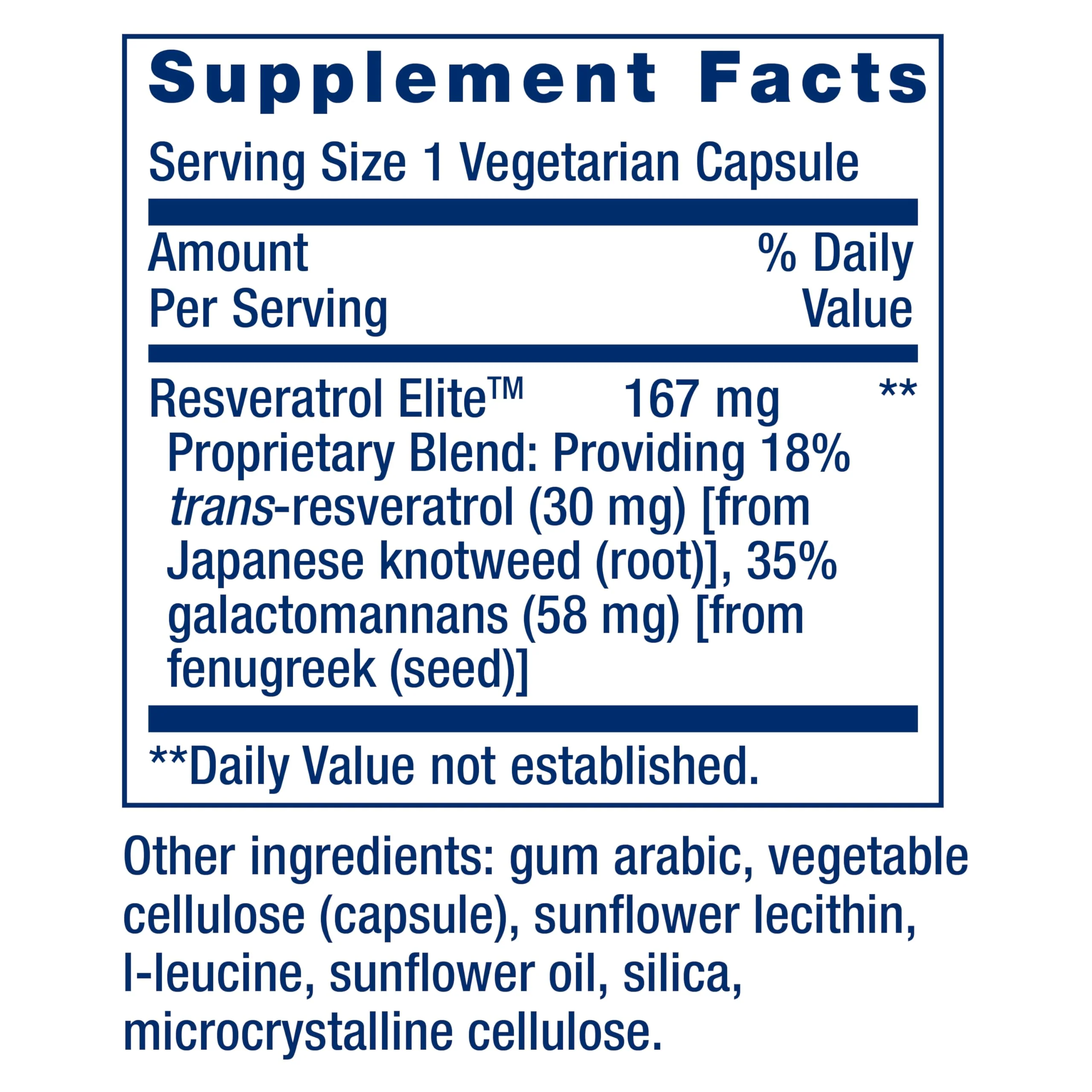 Life Extension Resveratrol Elite, Trans-resveratrol, Healthy Aging, Cardiovascular Health, Brain Health, oxidative Stress, Gluten-Free, Non-GMO, Vegetarian, 30 Capsules - Image 9