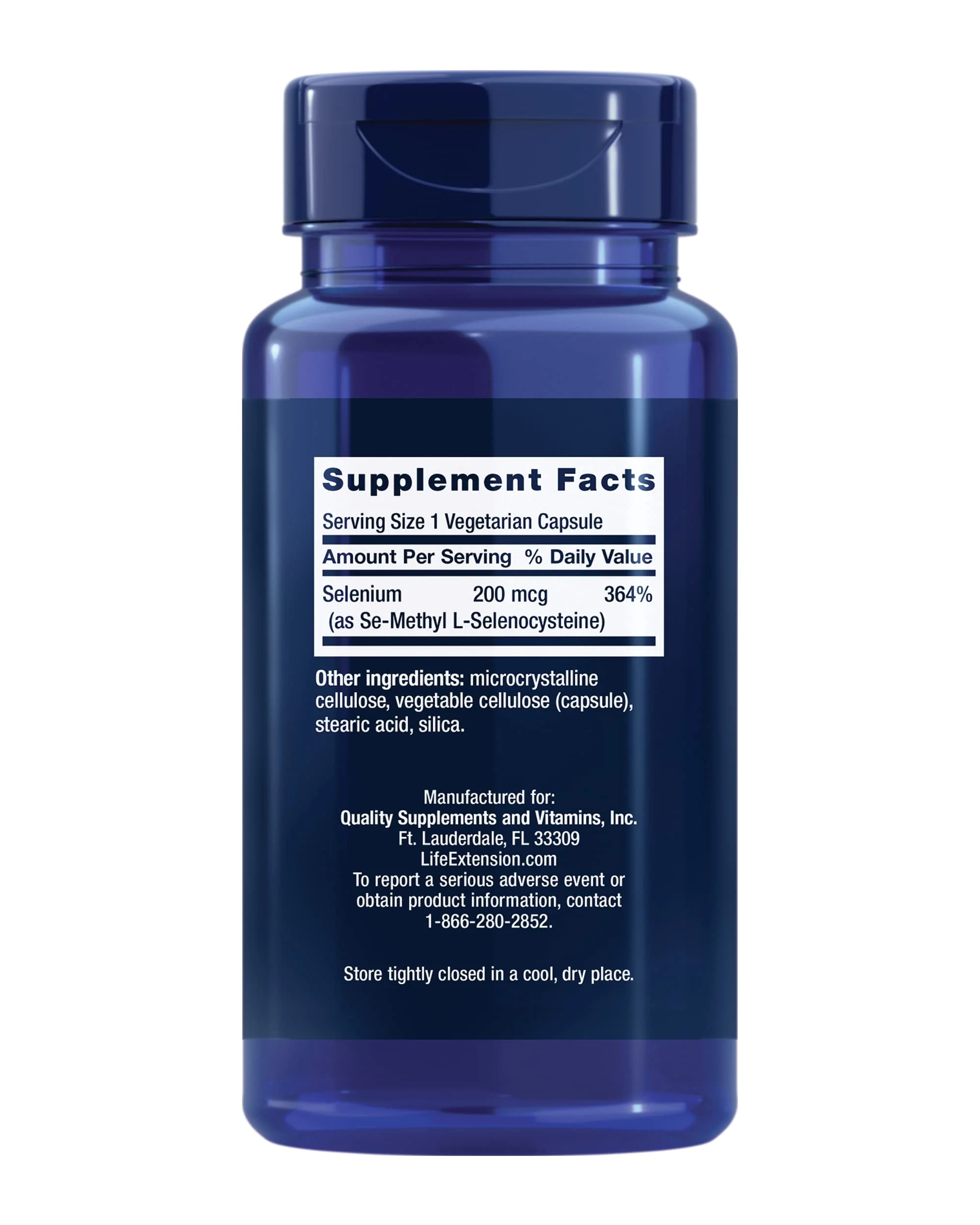 Life Extension Se-Methyl L-Selenocysteine, Advanced Form of Selenium, antioxidant Defense, Cellular Health, Healthy Aging, Vegetarian, Gluten-Free, Non-GMO, 90 Capsules - Image 9