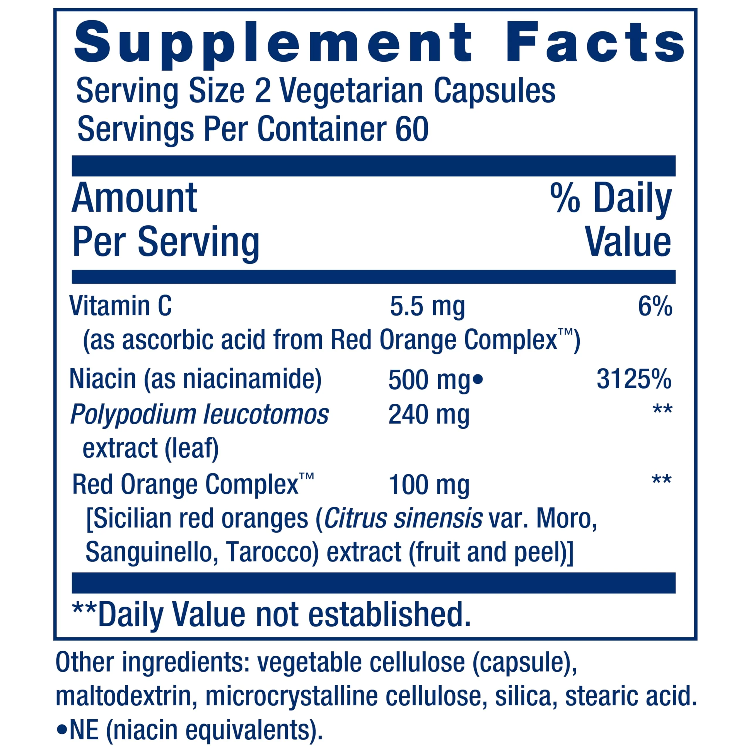 Life Extension Shade Factor, Safeguard Your Skin from The Inside Out, Gluten-Free, Non-GMO, Vegetarian, 120 Capsules - Image 8