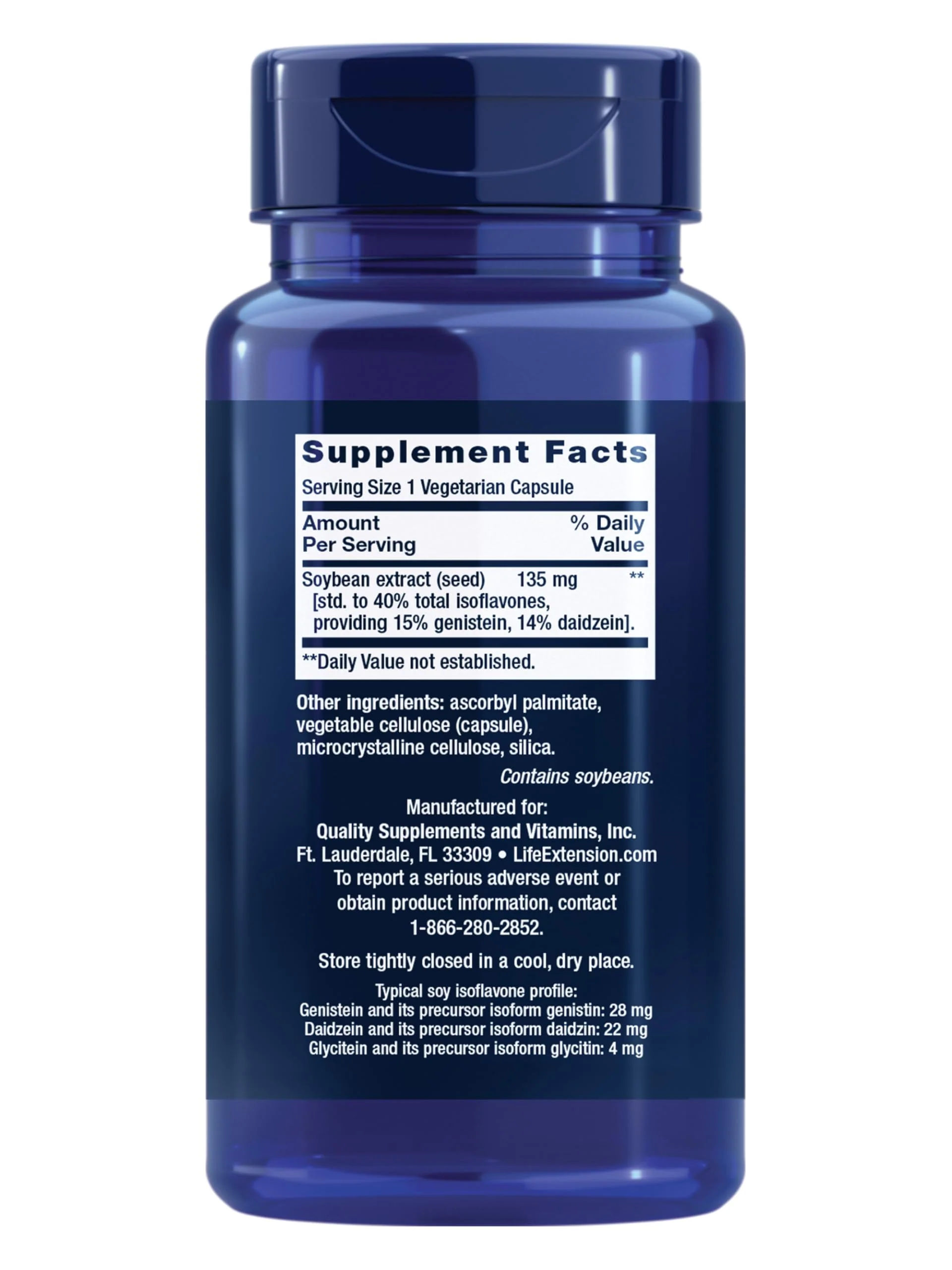 Life Extension Soy Isoflavones, Heart, Bone & Cellular Health Support for Post-menopausal Women, Gluten-Free, Non-GMO, Vegetarian, 30 Capsules - Image 9