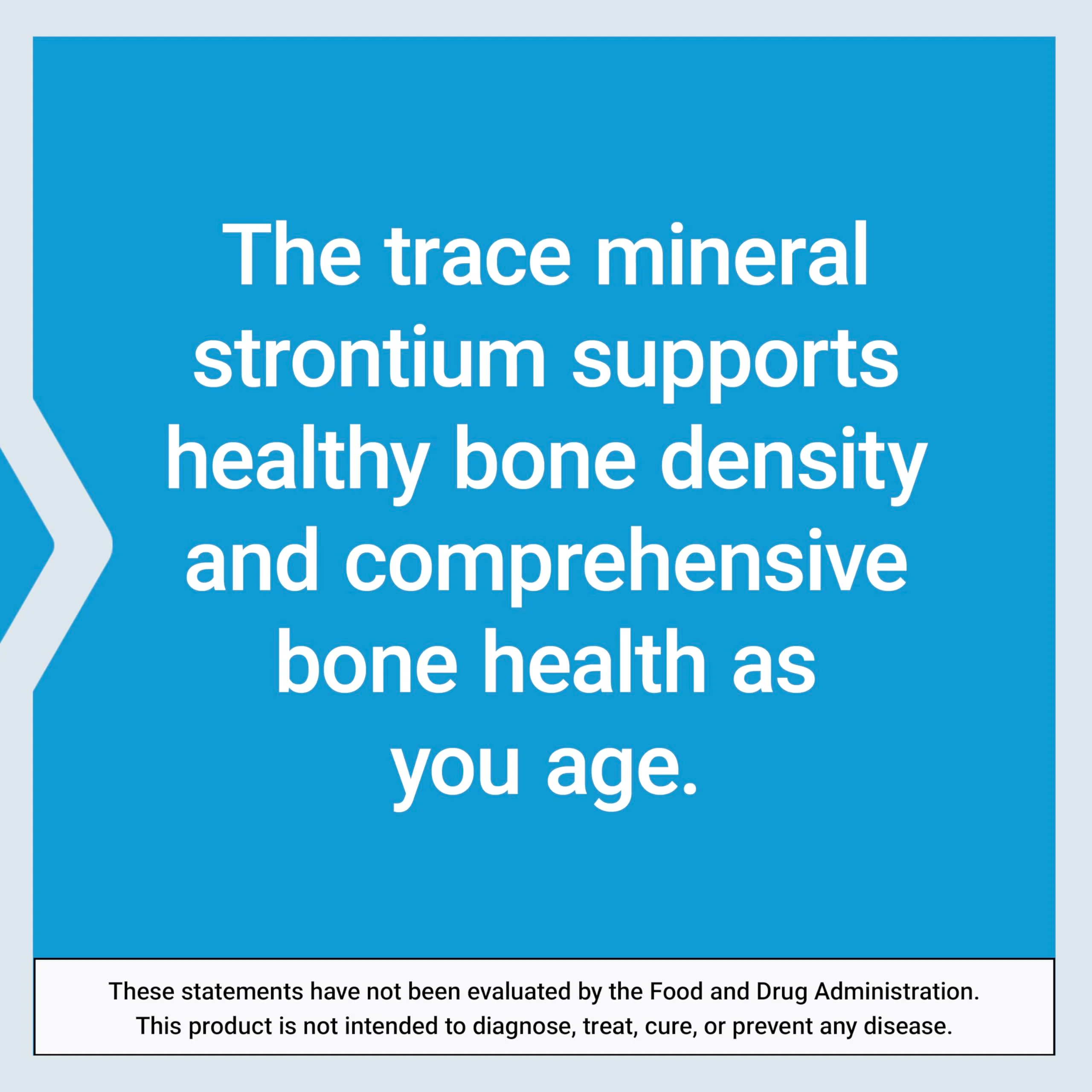 Life Extension Strontium Caps, Trace Mineral for Advanced Bone Health Support, Gluten Free, Non-GMO, Vegetarian, 90 Capsules - Image 6