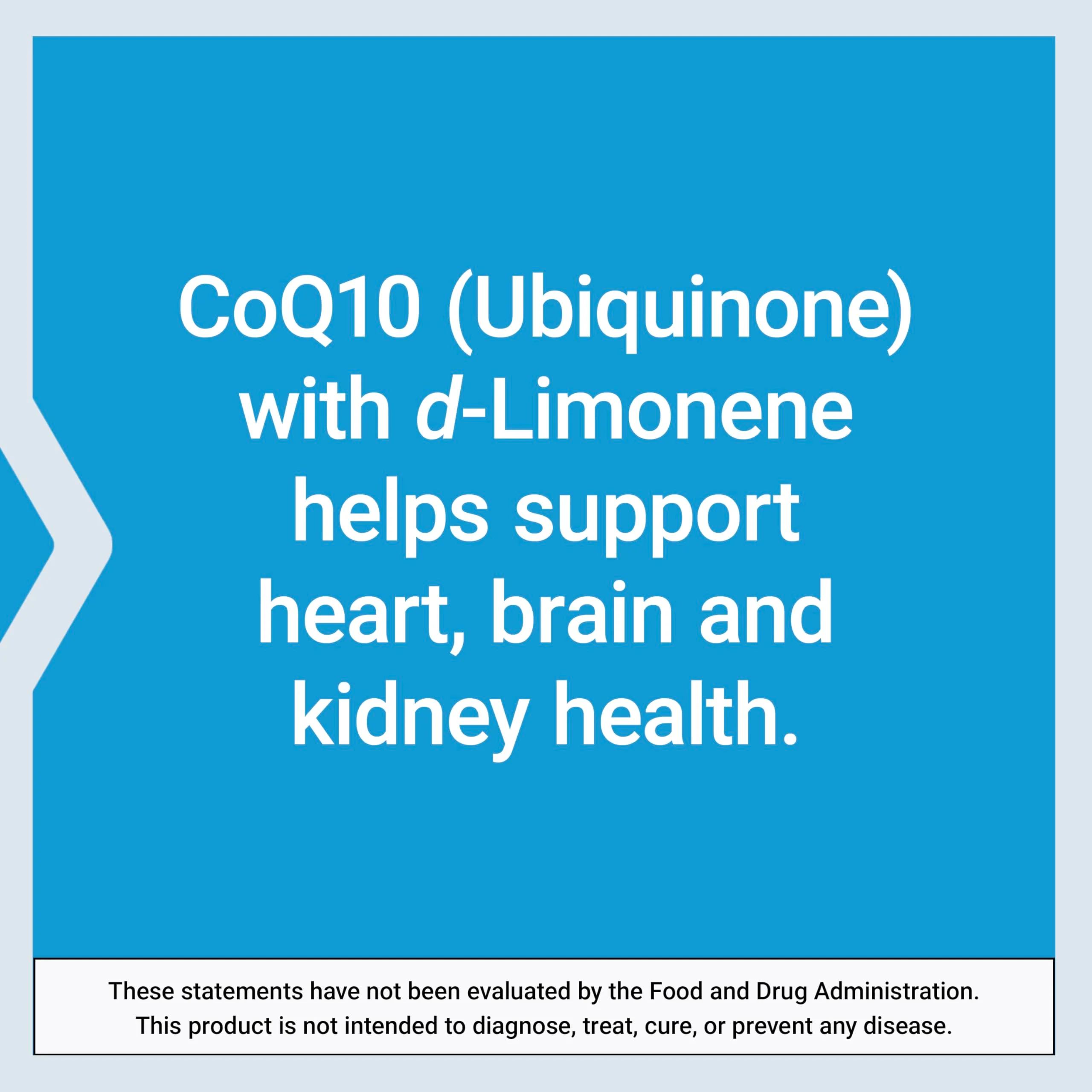 Life Extension Super-Absorbable CoQ10 (Ubiquinone) with d-Limonene, Heart Health Supplement, relieves General Fatigue, oxidative Stress Defense, 50 mg, Non-GMO, Gluten-Free, 60 softgels - Image 5