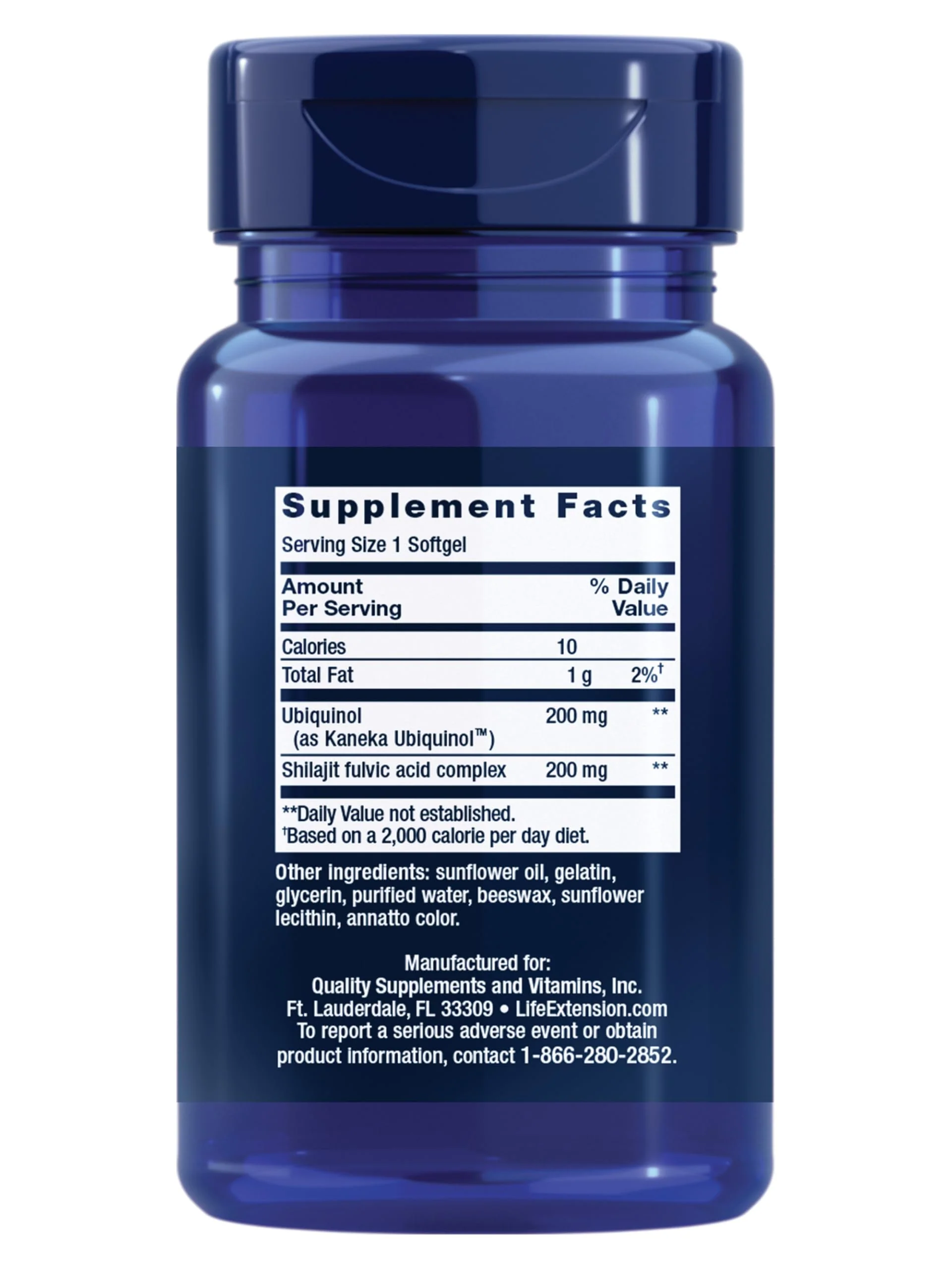 Life Extension Super Ubiquinol CoQ10 with Enhanced Mitochondrial Support – 200 mg, Shilajit – Promotes Heart Health, Cell Energy, Oxidative Stress – Gluten-Free, Non-GMO – 30 Softgels - Image 10