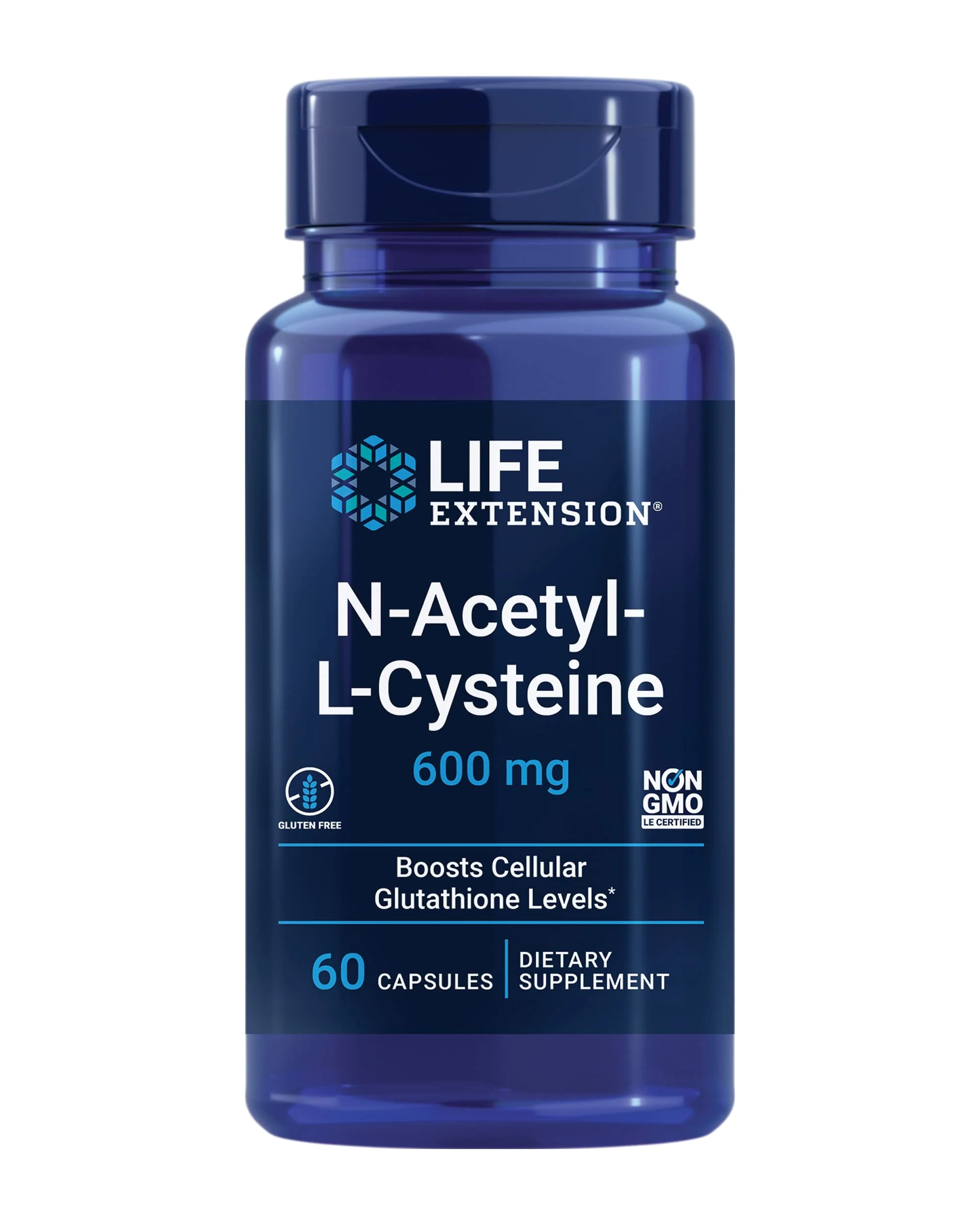 Life Extension Two-Per-Day Multivitamin, Vitamins B, C, D, zinc, 25 Vitamins, Minerals & extracts, 120 Capsules Bundle with N-Acetyl-L-Cysteine (NAC) 600 mg, 60 Capsules - Image 4