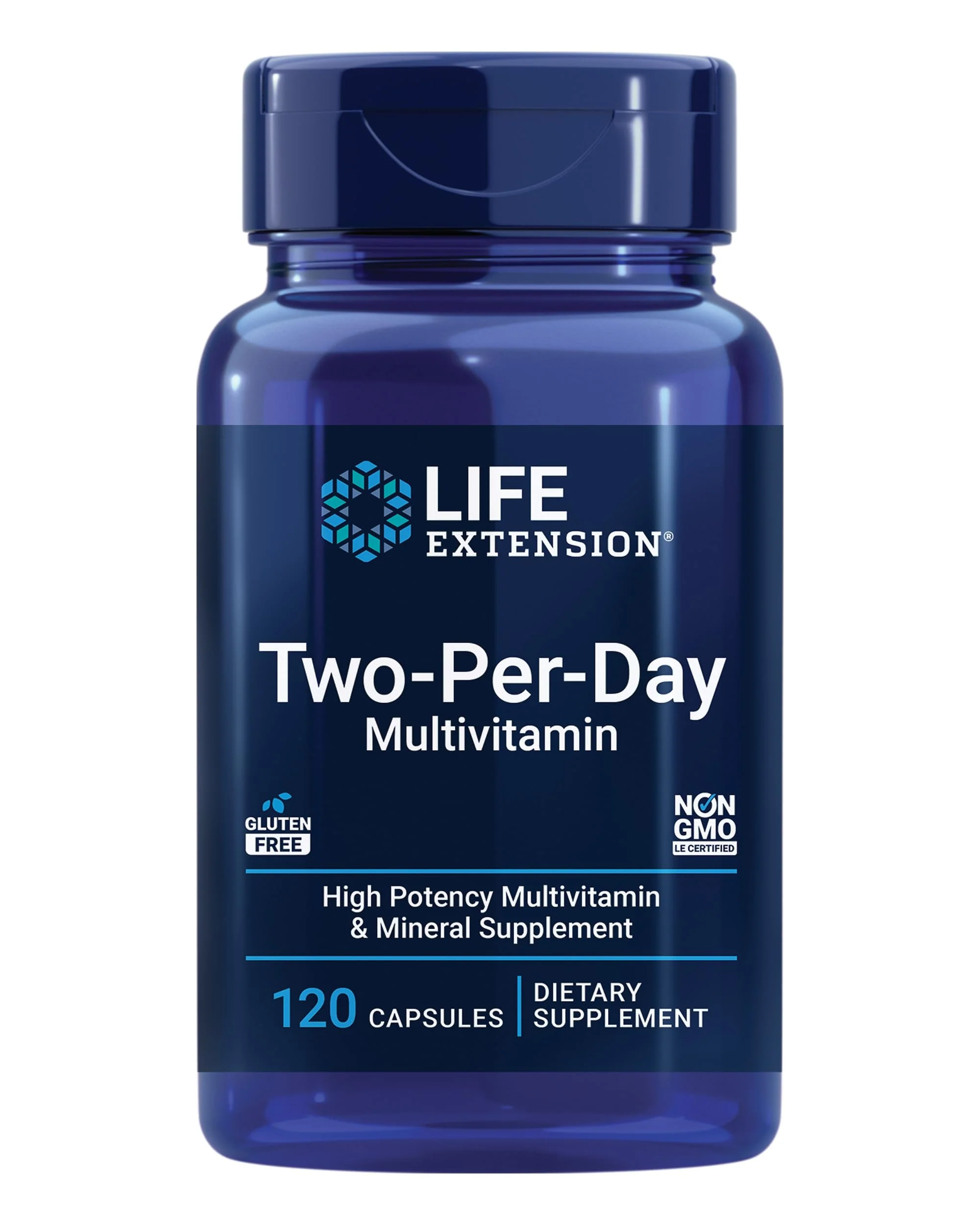 Life Extension Two-Per-Day Multivitamin, Vitamins B, C, D, zinc, 25 Vitamins, Minerals & extracts, 120 Capsules Bundle with N-Acetyl-L-Cysteine (NAC) 600 mg, 60 Capsules - Image 7