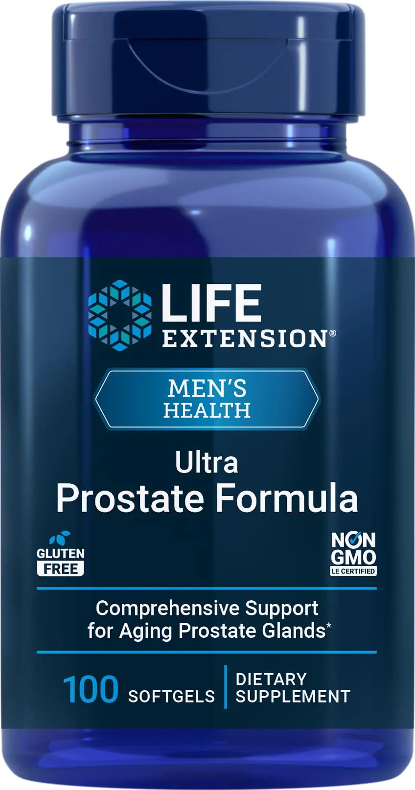 Life Extension Ultra Prostate Formula, 100 Softgels, Natural Supplement for Men
