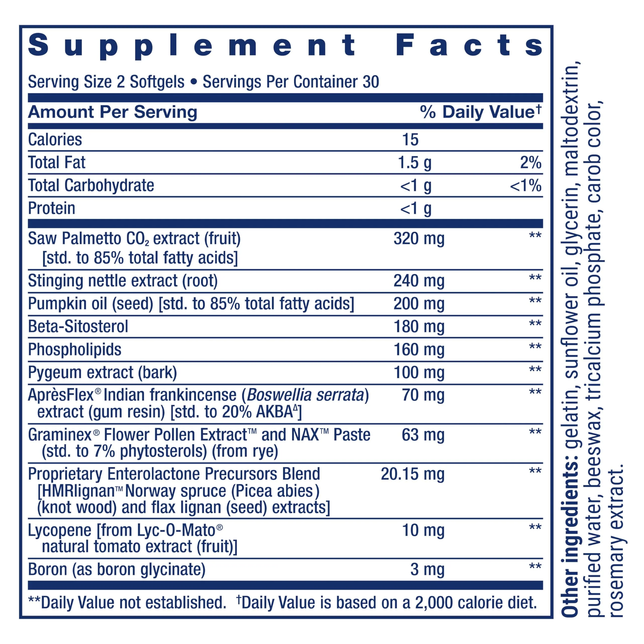 Life Extension Ultra Prostate Formula, Saw Palmetto for Men, pygeum, stinging Nettle Root, lycopene, Prostate Health, Urination Flow, PSA, Non-GMO, Gluten-Free, 60 softgels - Image 9