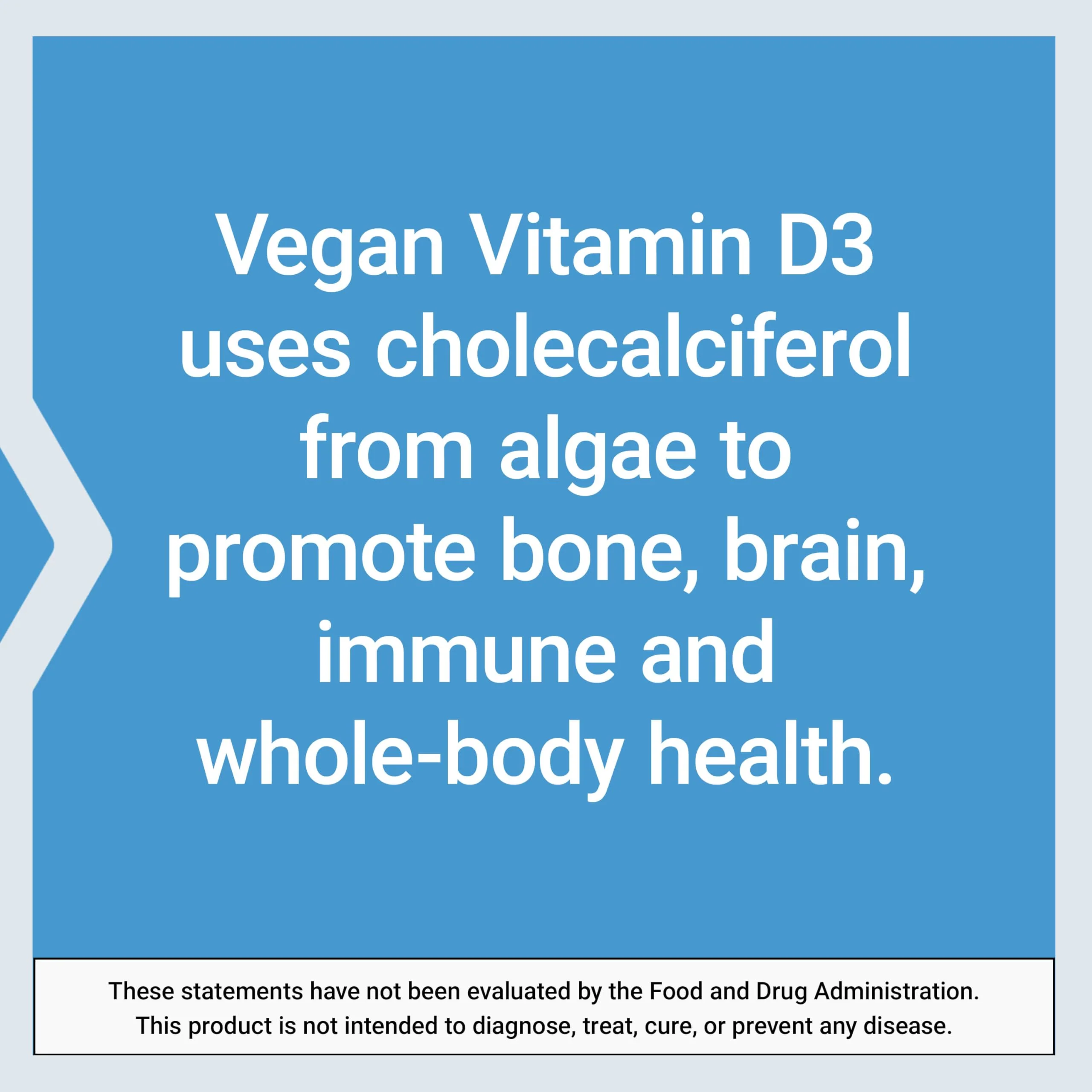 Life Extension Vegan Vitamin D3, 125 mcg (5000 IU), cholecalciferol from Algae, high-Potency Immune, Bone & Whole-Body Health, Gluten-Free, Non-GMO, 1 Daily, Vegan, 60 Vegan Capsules - Image 7