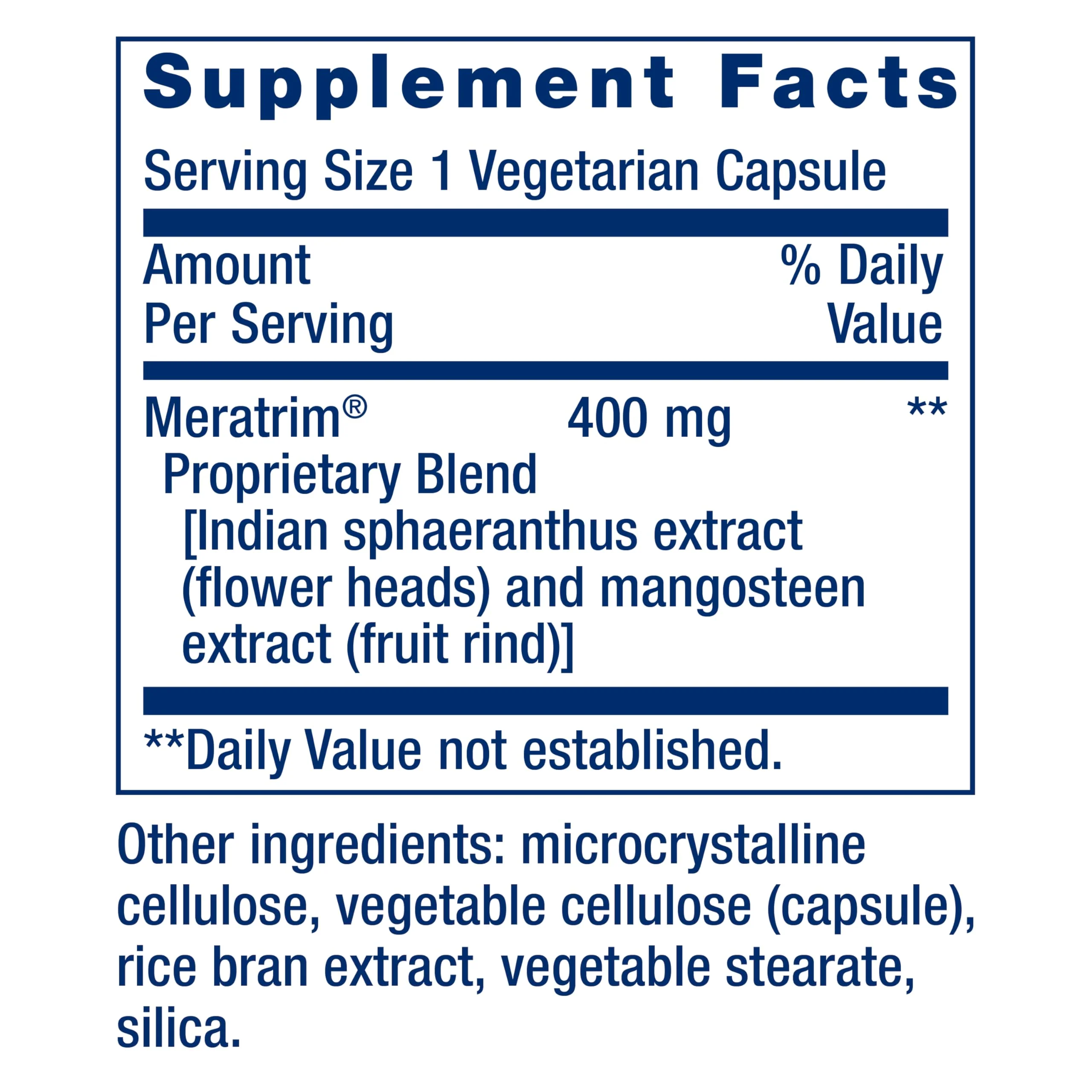 Life Extension Waistline Control™, S. indicus, Mangosteen, Meratrim®, Healthy Weight, Waistline, Non-GMO, Gluten Free, Vegetarian, 60 Capsules - Image 9