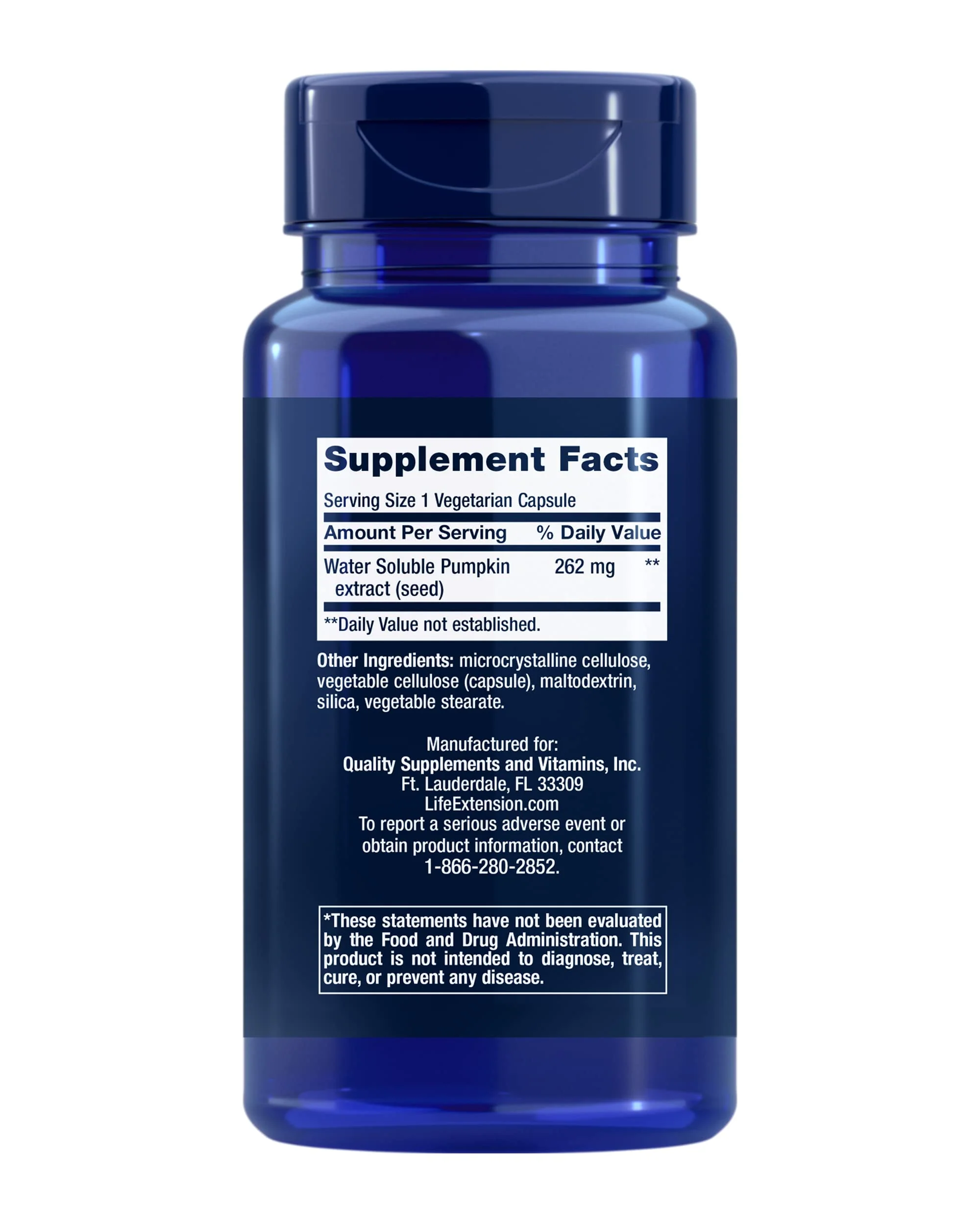 Life Extension Water-Soluble Pumpkin Seed Extract, Promotes Prostate & Urinary Tract Health, Bladder Health Support, Men, Women, Gluten-Free, Non-GMO, Vegetarian, 60 Capsules - Image 9