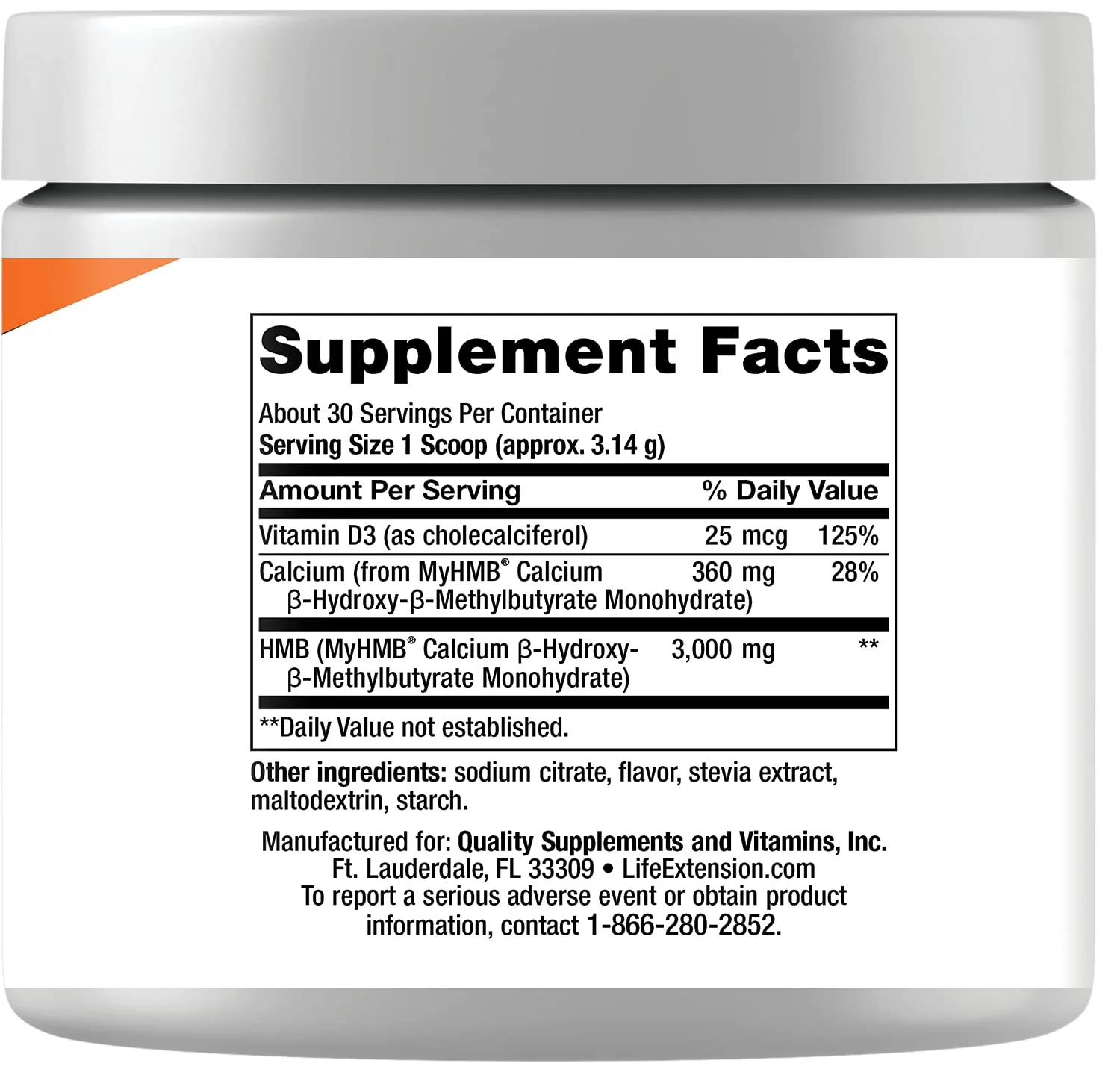 Life Extension Wellness Code® Muscle Strength & Restore Formula, Vitamin D3, ß-Hydroxy-ß-Methylbutyrate Monohydrate (HMB), Muscle Health, Gluten Free, Non-GMO, 94.2 g - Image 10