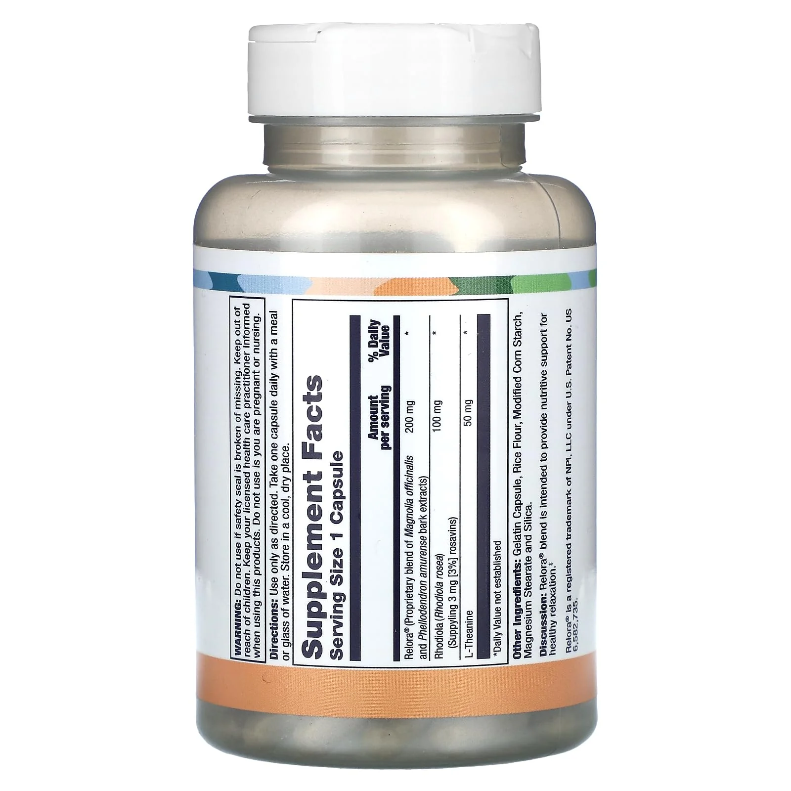 LIFETIME Calm & Calmer Anti-Stress Formula | w/Rhodiola Rosea & Relora | to Help Ease & Calm Mind | Energy & Focus | 60 Capsules - Image 2