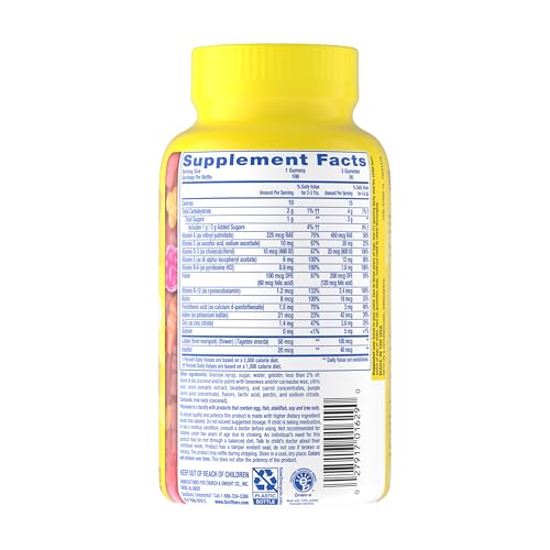 L'il Critters Gummy Vites Daily Kids Multivitamins Assorted Fruit Flavors for Ages 2+ Toddlers & Kids, Gummy Vitamin with Vitamin C and D, 95-190 Day Supply, 190 Gummies - Image 2
