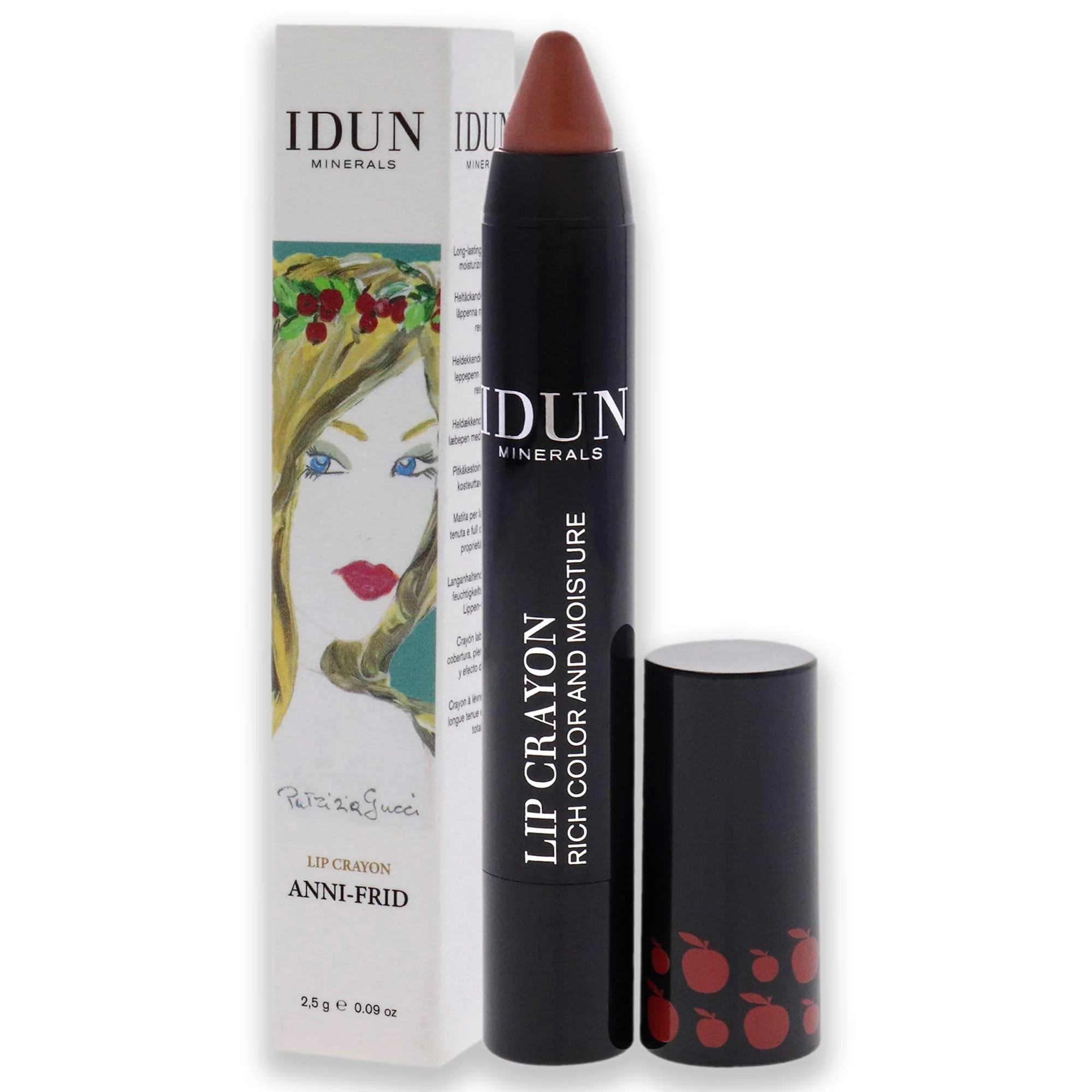 Lip Crayon - 402 Anni-Frid by Idun Minerals for Women - 0.09 oz Lipstick - Image 2