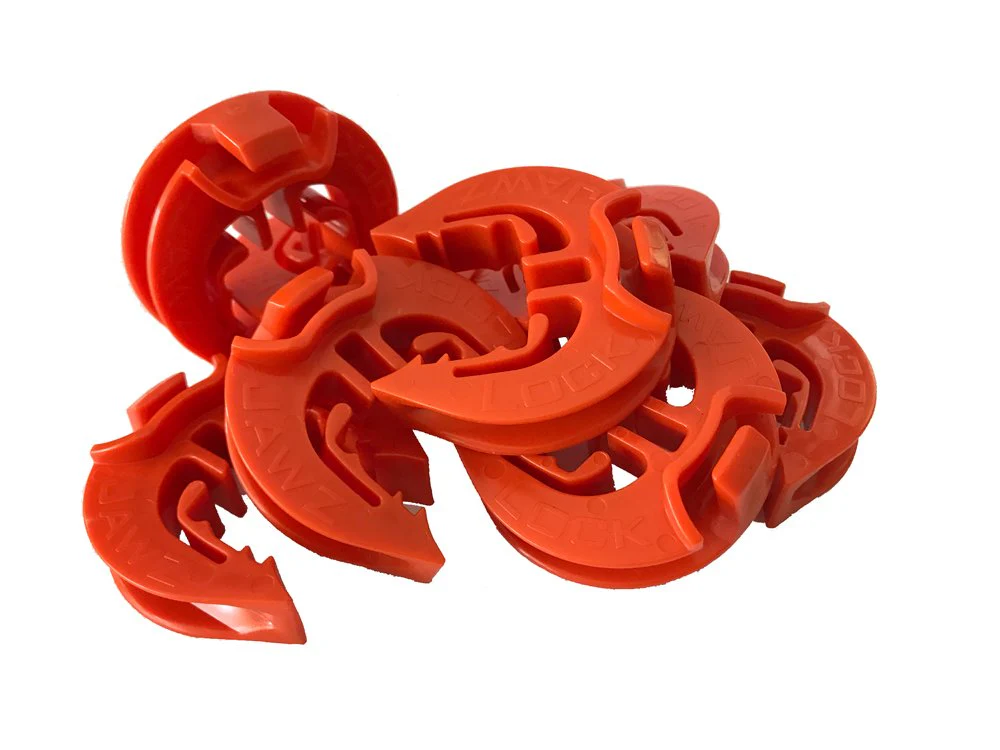 LockJawz T-Post Fence Insulator Orange - Image 6