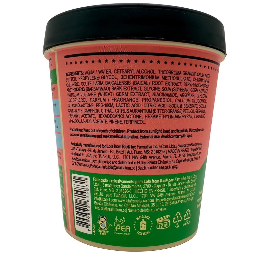 Lola From Rio - Densidade - Hair Mask For Fine, Weak, Brittle Hair, and Hair loss Problems, Stimulate Hair Growth and Improves Hair Resistance, Density, and Volume 8.11 Fl-Oz - Image 7