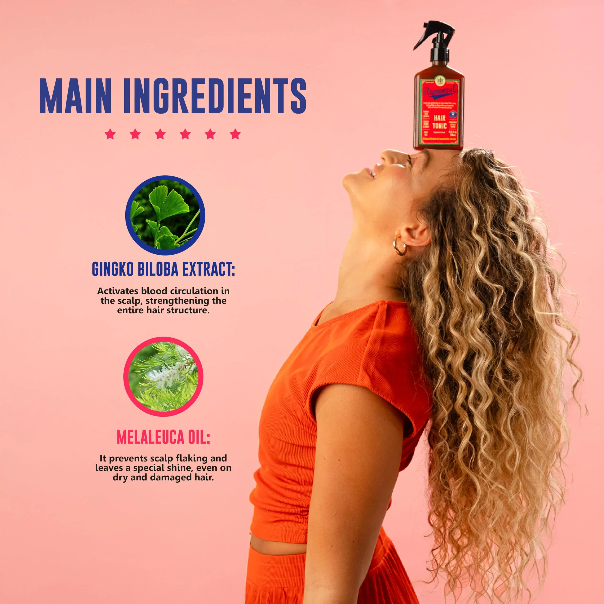 Lola From Rio – Rapunzel Hair Tonic Spray for Women – Hair Strengthening Treatment – Thickening Spray for Fine Hair – Supports Fuller, Healthier-Looking Hair – 8.45 fl oz - Image 5