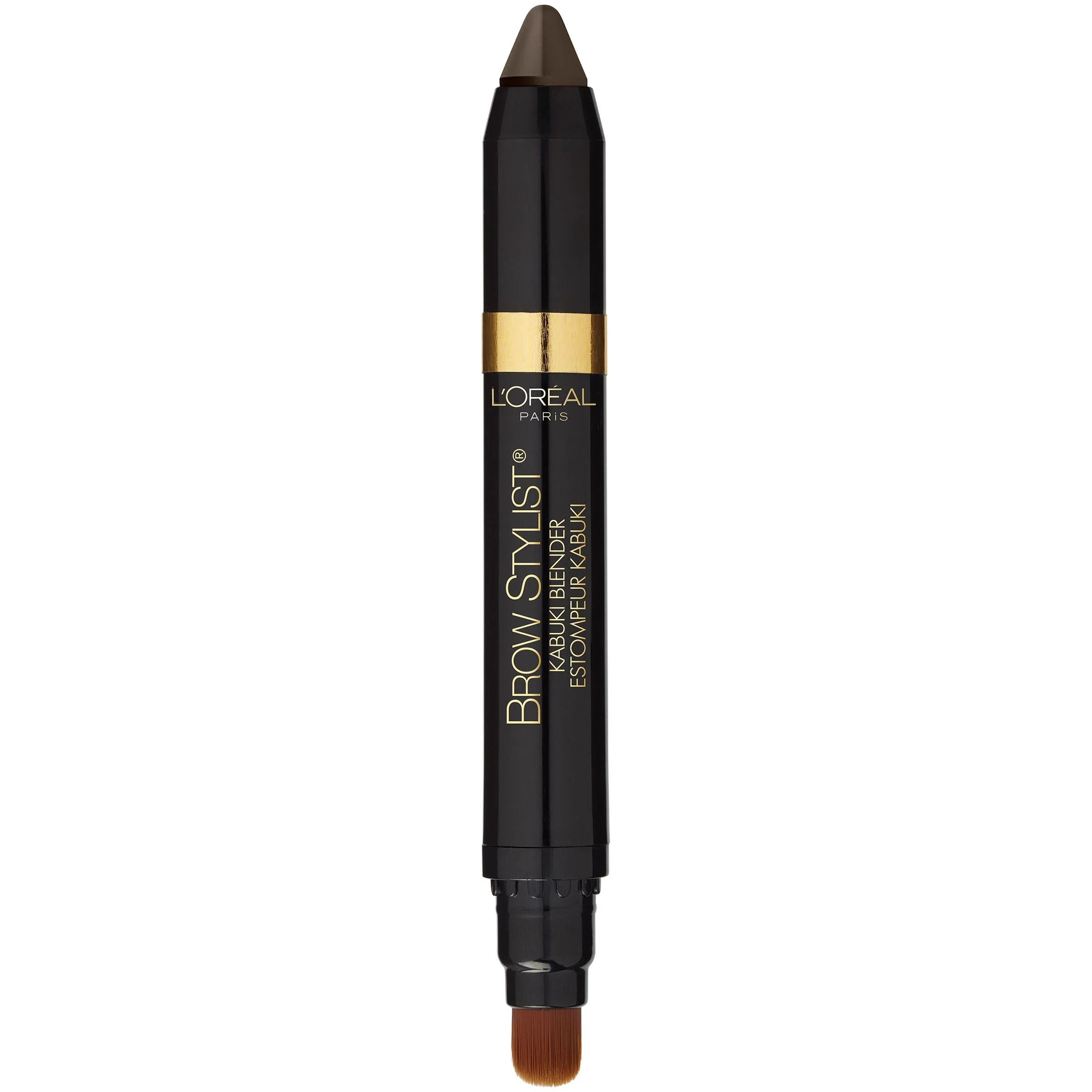 L'Oreal Paris Brow Stylist Kabuki Blender Brow Crayon, Brunette, 0.05 oz. - Image 4