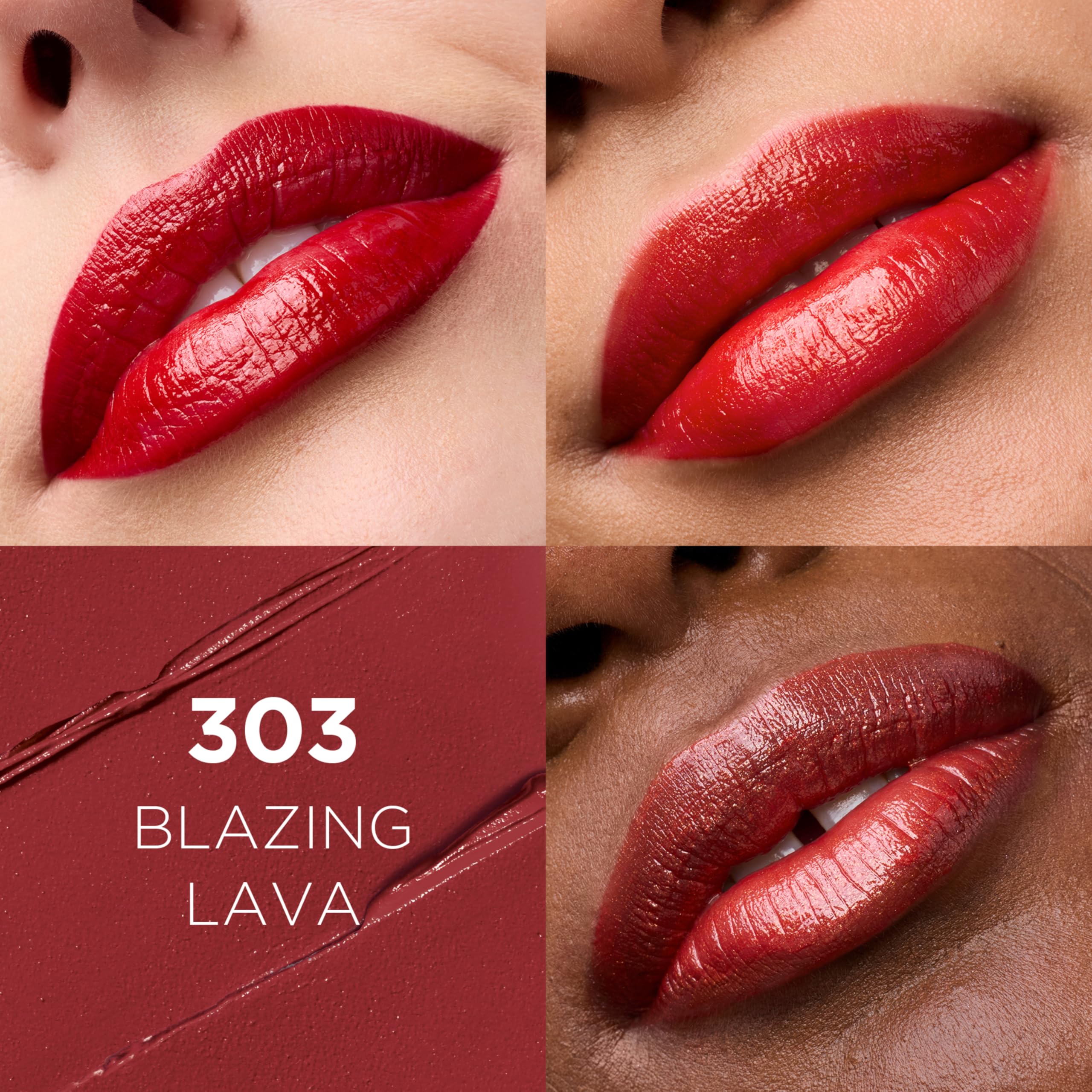 L'Oreal Paris Colour Riche Original Creamy, Hydrating Satin Lipstick with Argan Oil and Vitamin E, Blazing Lava , 1 Count - Image 5